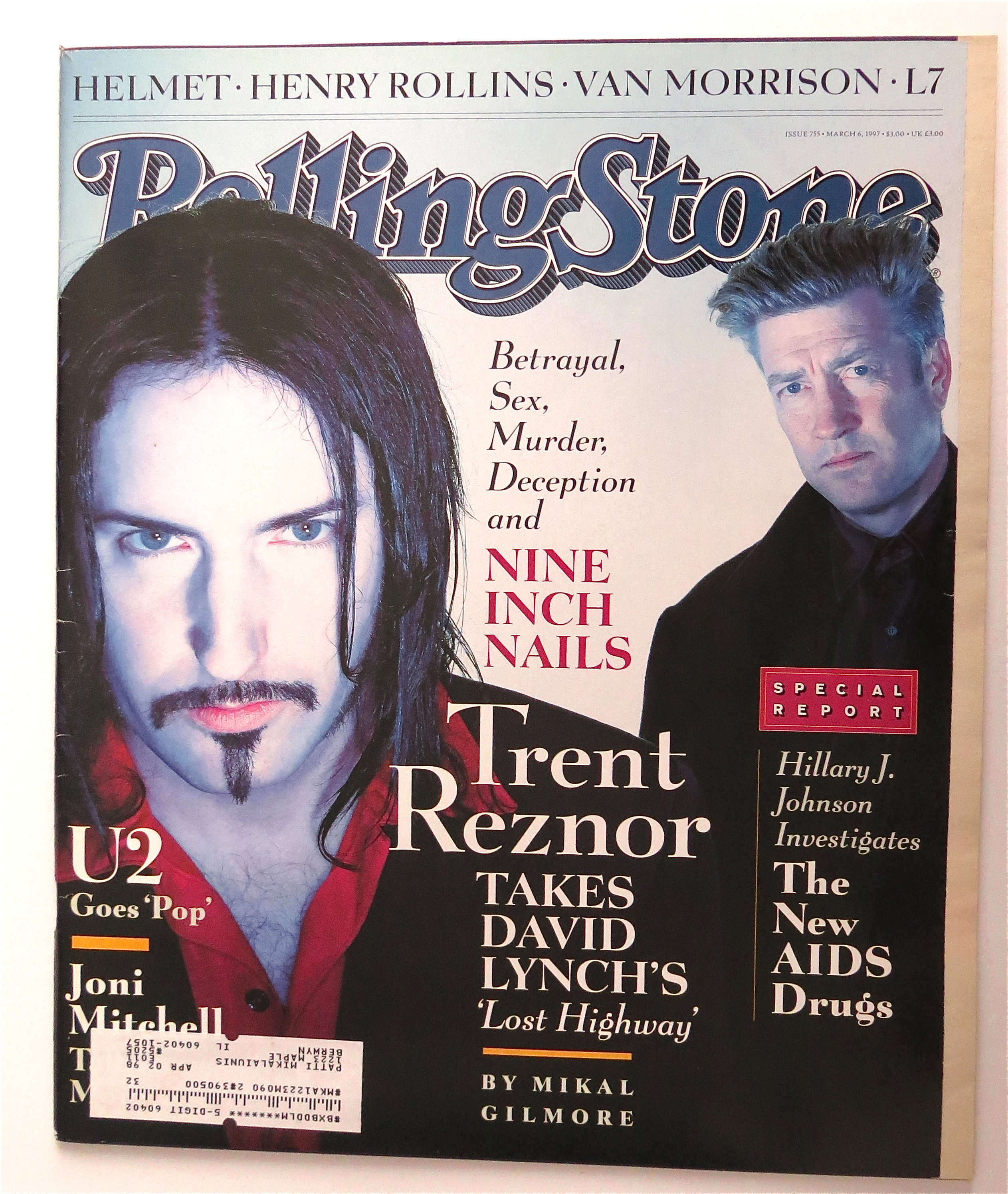 Rolling Stone March 6, 1997 Trent Reznor
