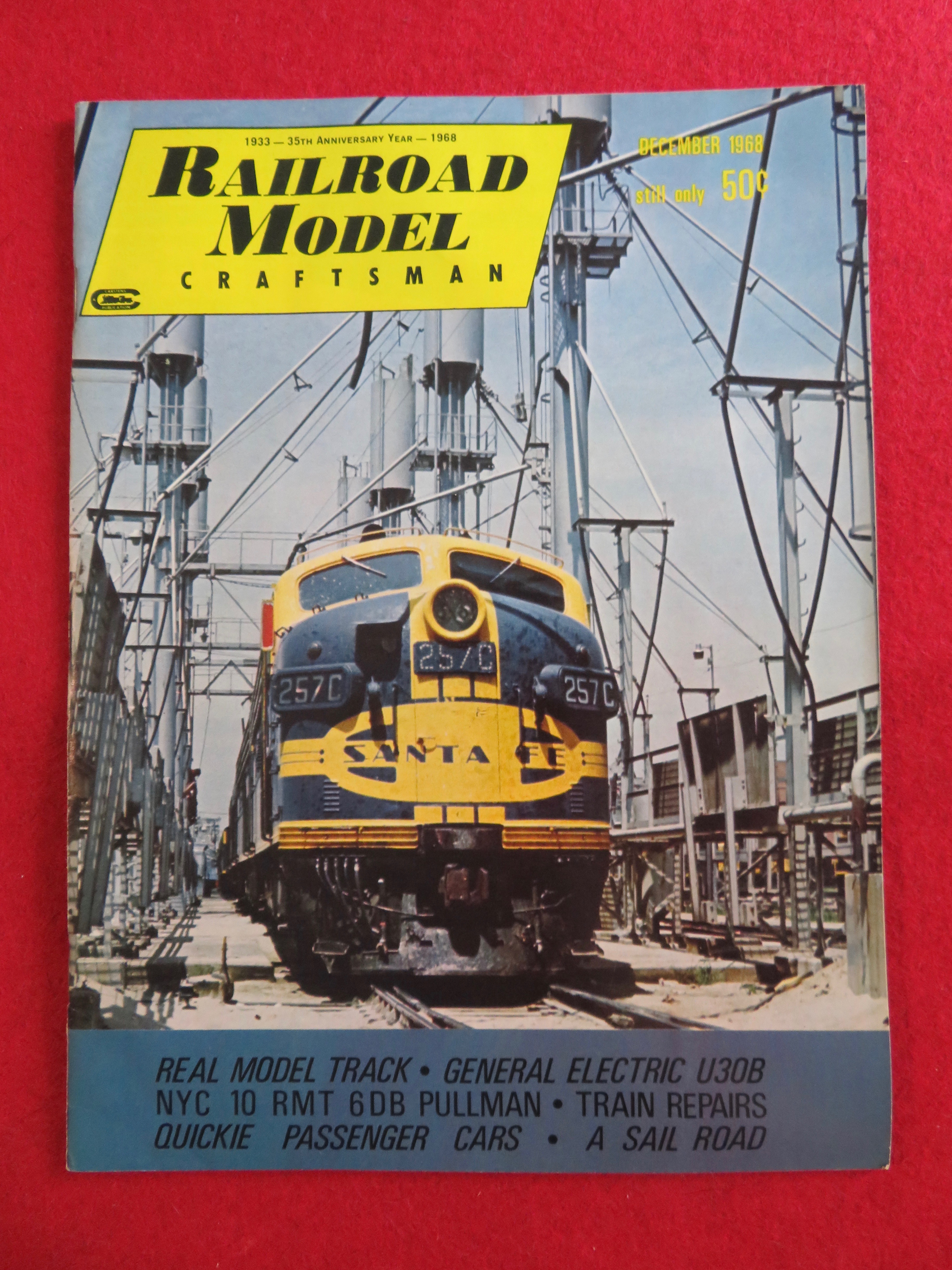 Railroad Model Craftsman Magazine December 1968