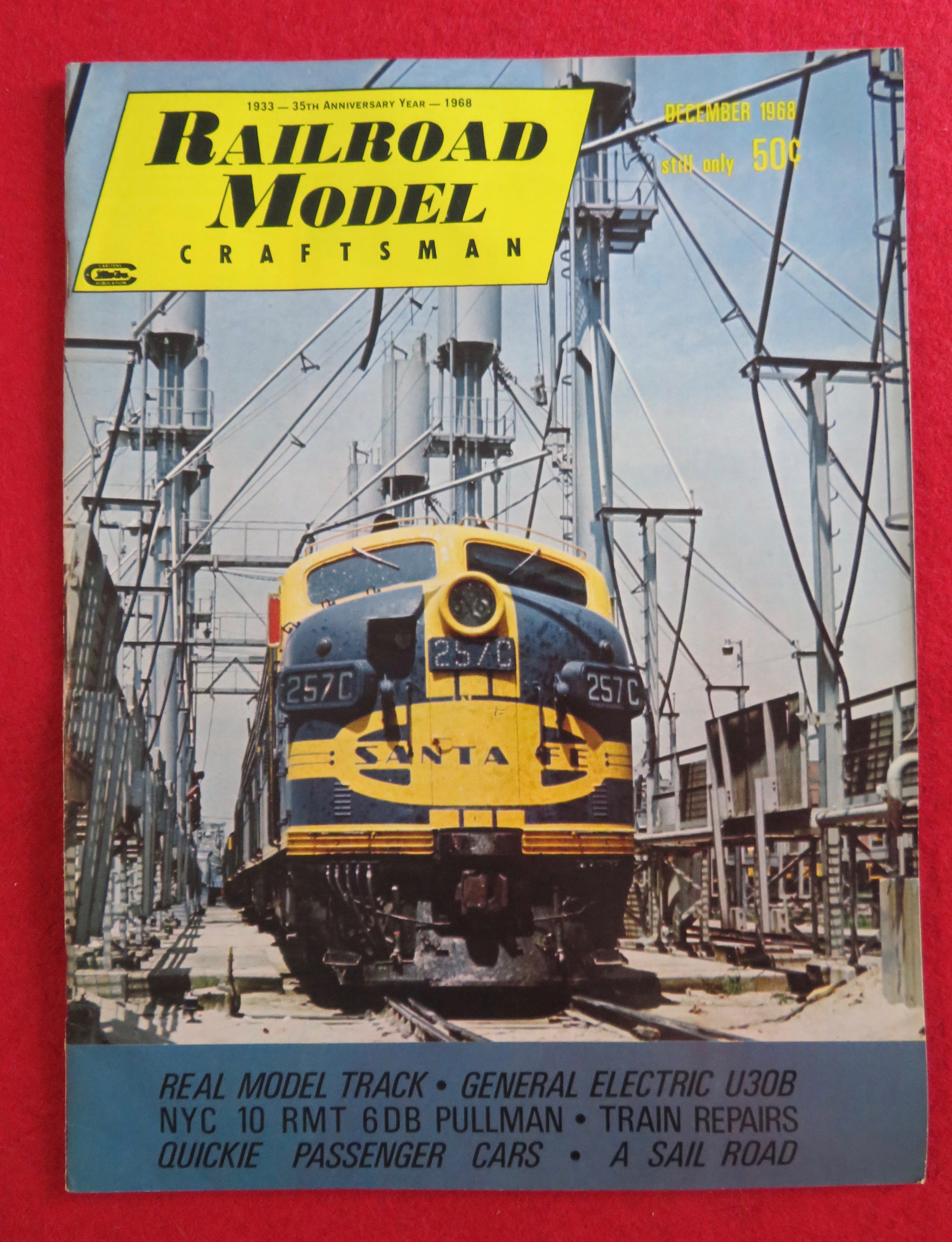 Railroad Model Craftsman Magazine December 1968