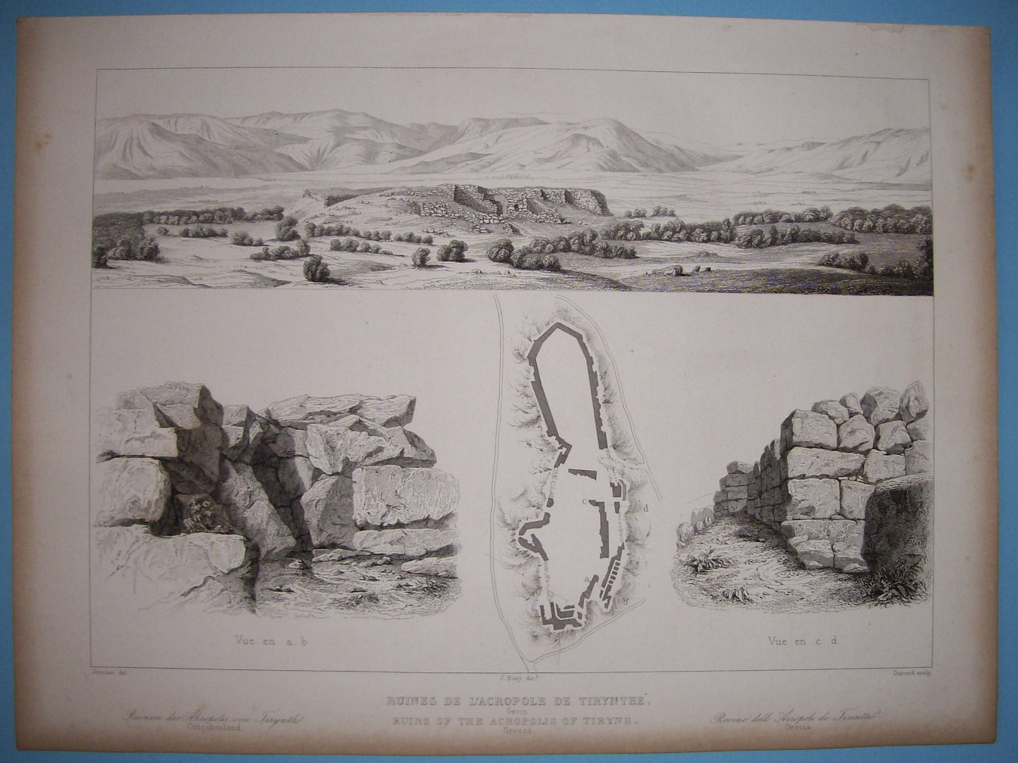 Ruines De L'Acropole De Tirynthe