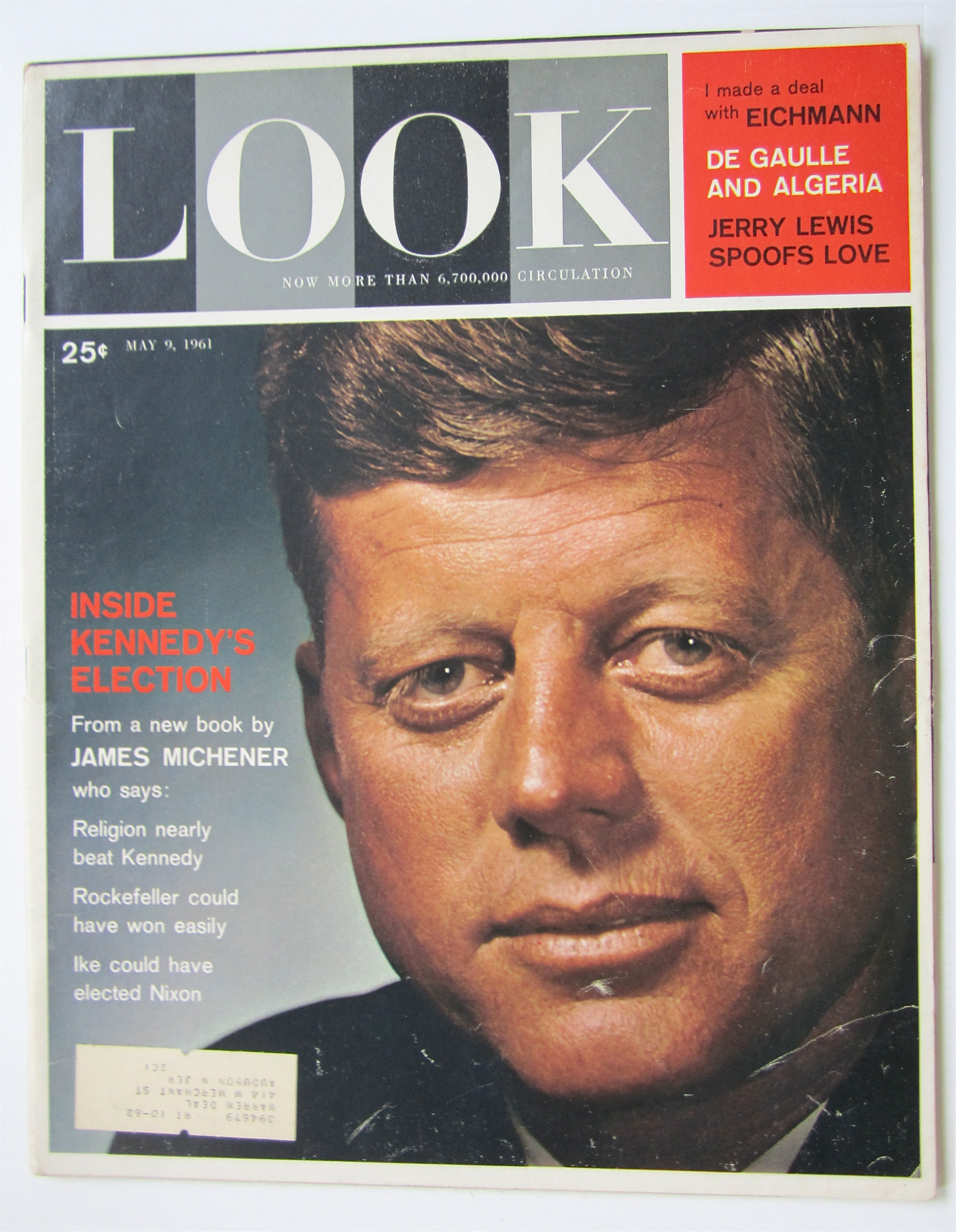 Look Magazine May 9, 1961 Inside Kennedy's Election