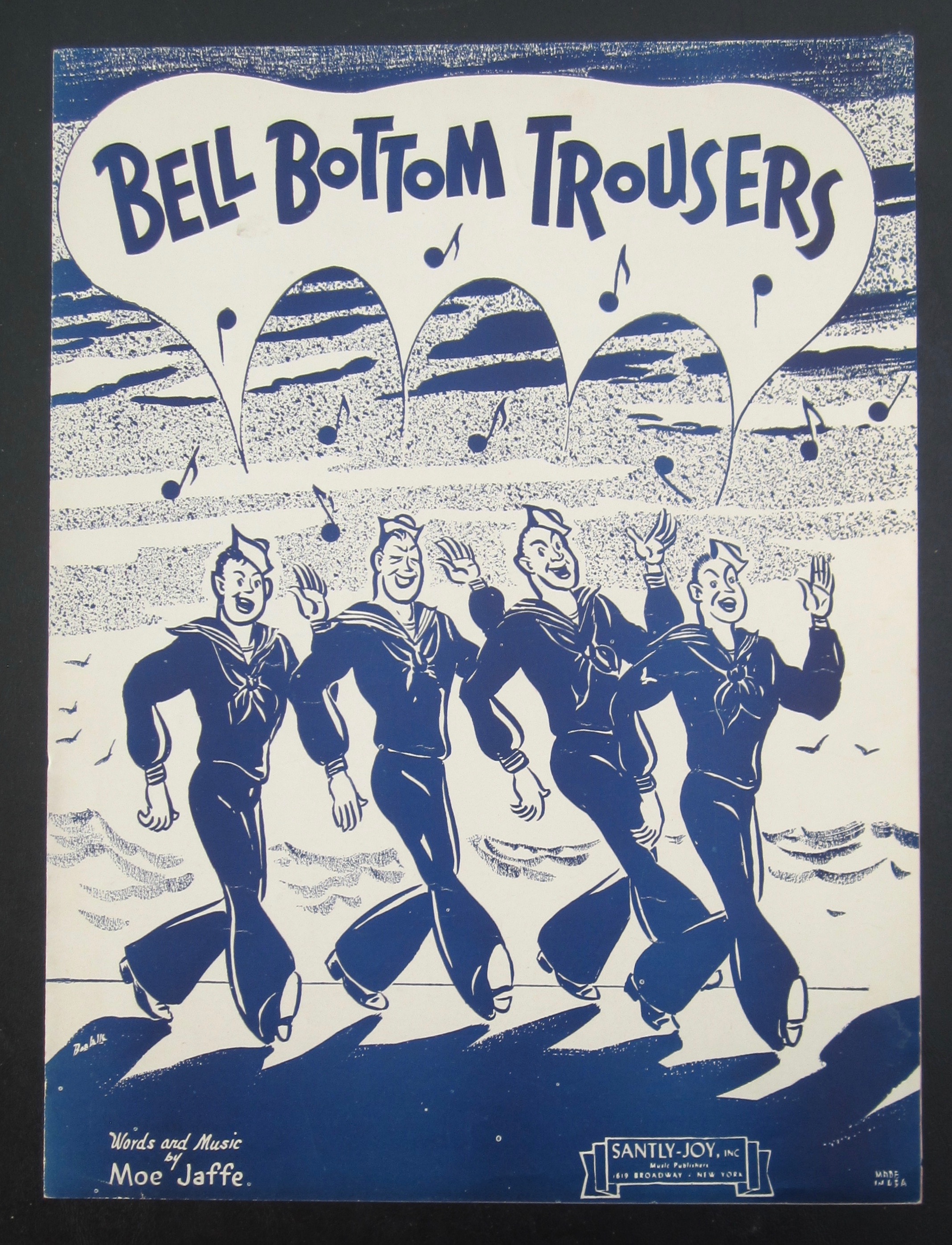 Sheet Music For 1944 Bell Bottom Trousers