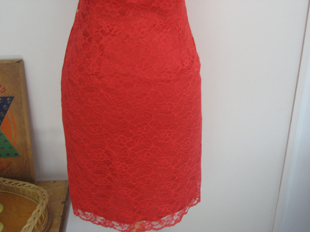 Red Lace Benson & Smith Wriggle Dress