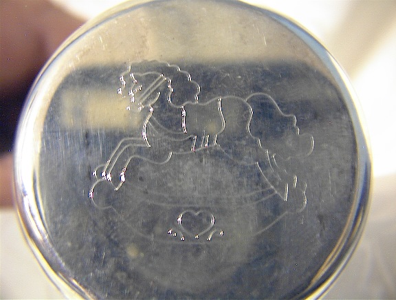 Silver Plate Baby Rattle