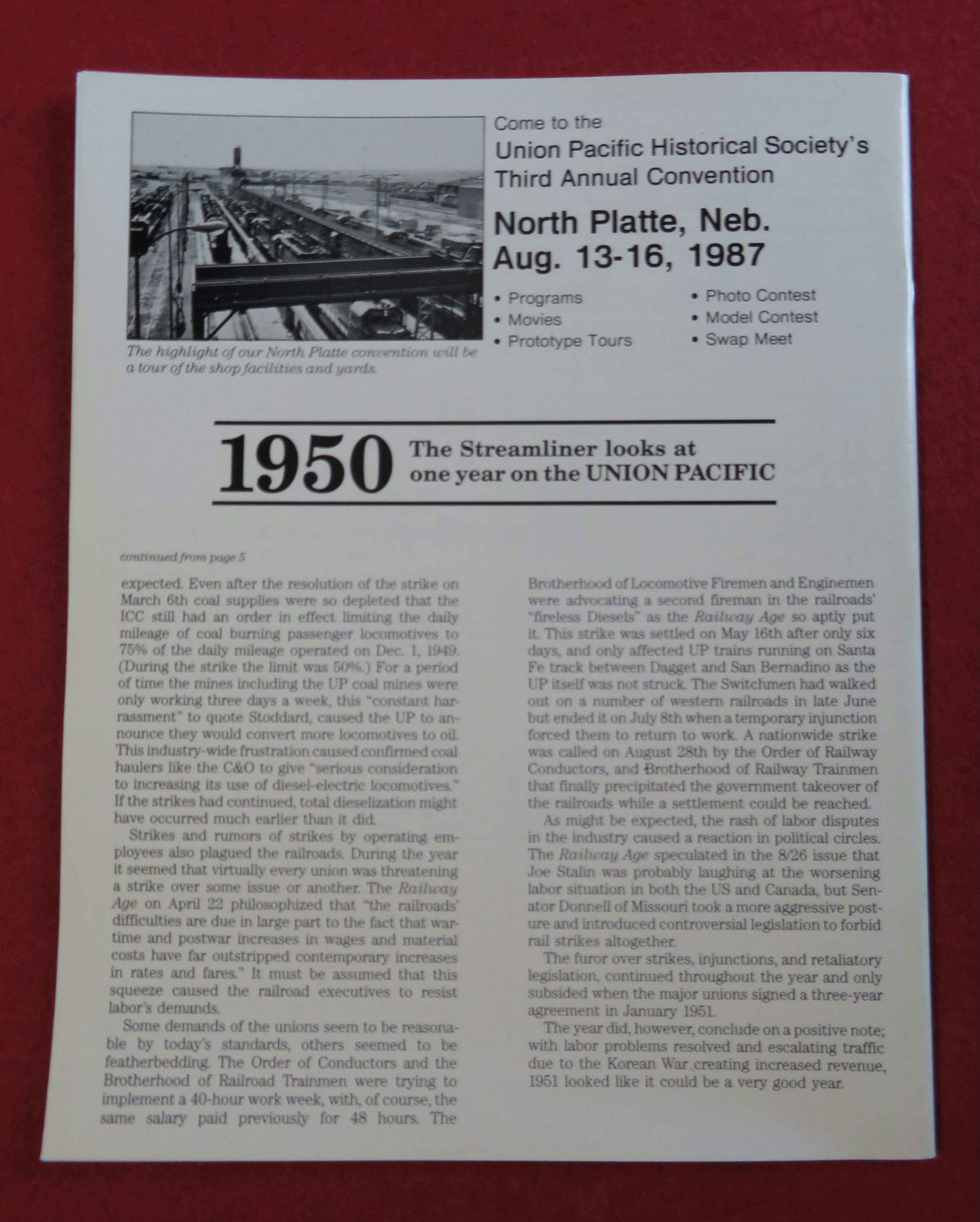 The Streamliner Magazine July 1986