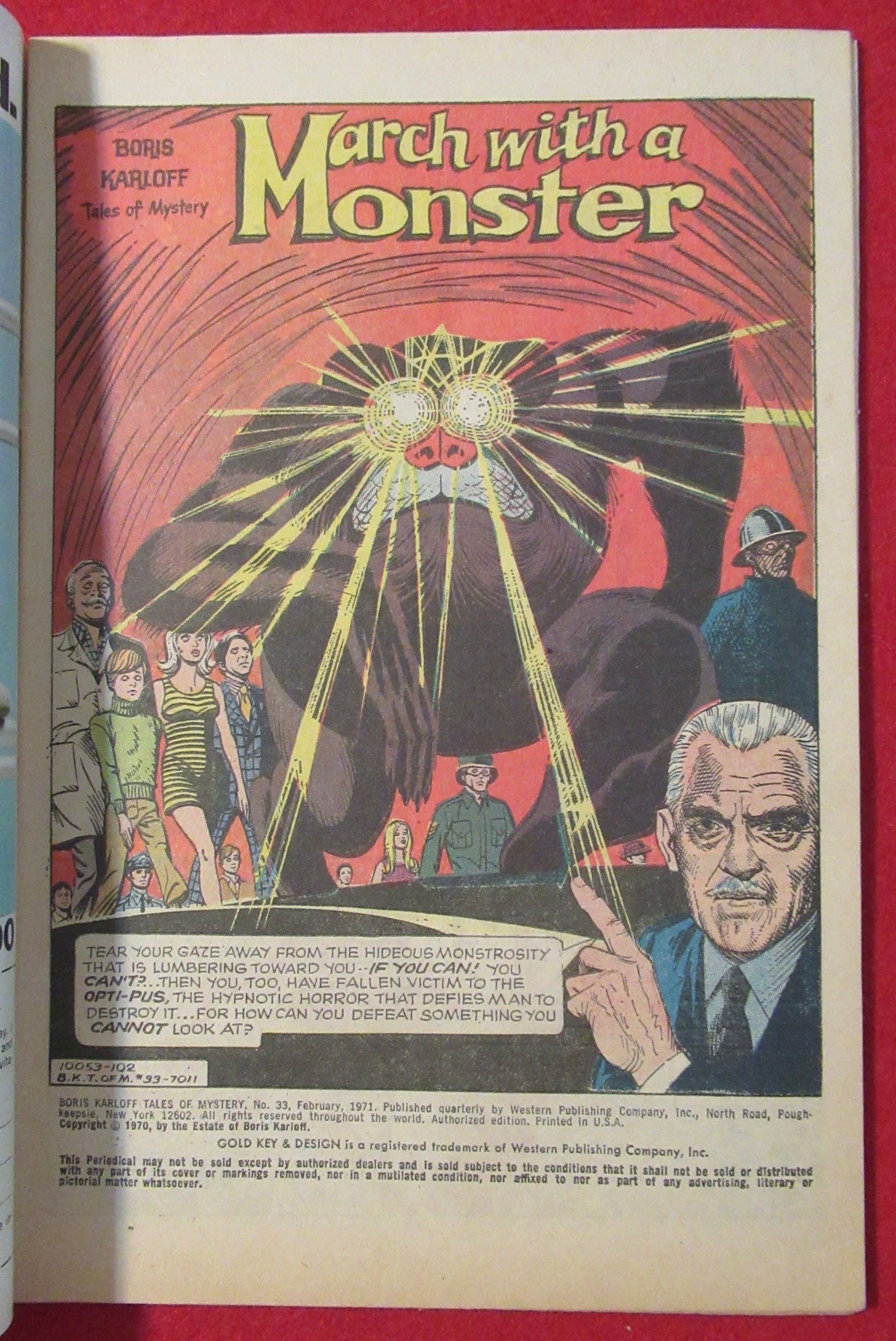 Boris Karloff Tales Of Mystery Comic February 1971