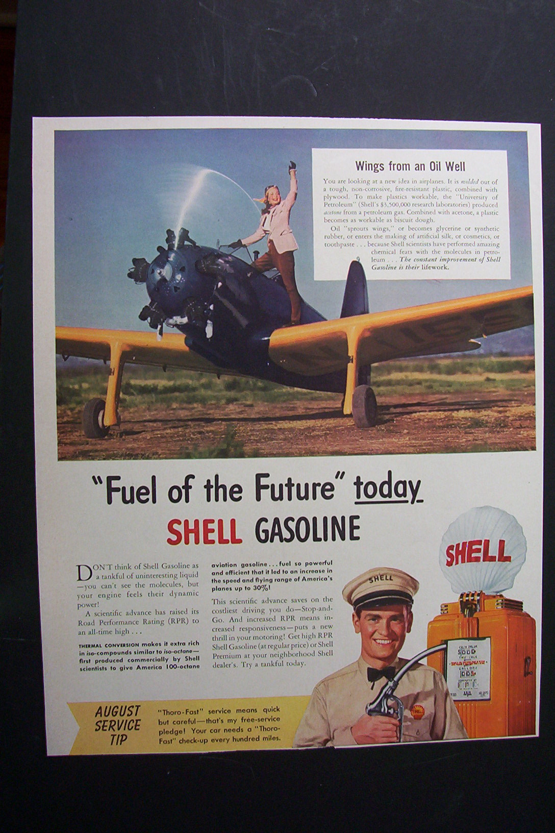 1941 Shell Gasoline with Fuel of the Future