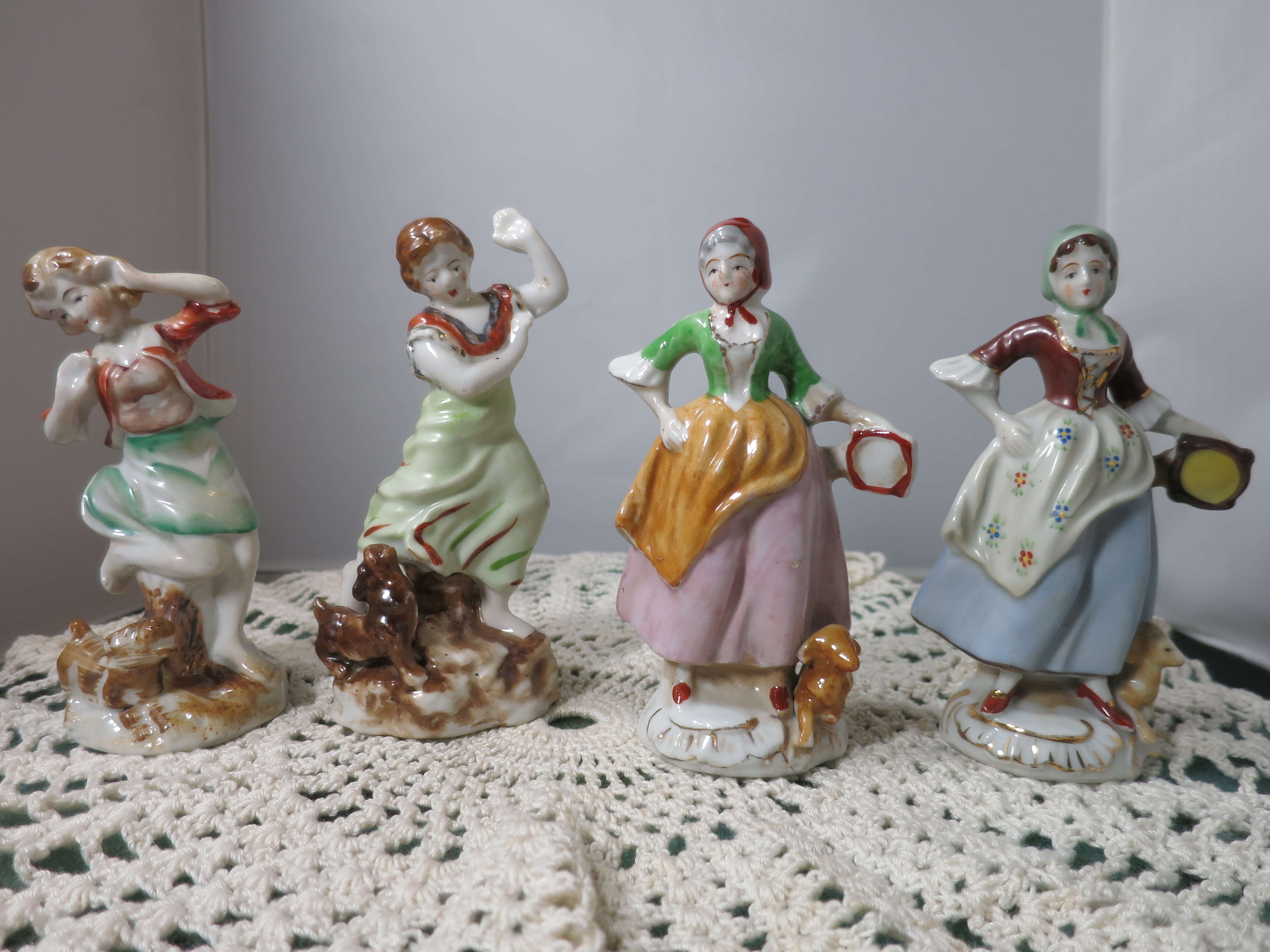 Occupied Japan Figurine Choice of Dancer Dog Musician Lamb
