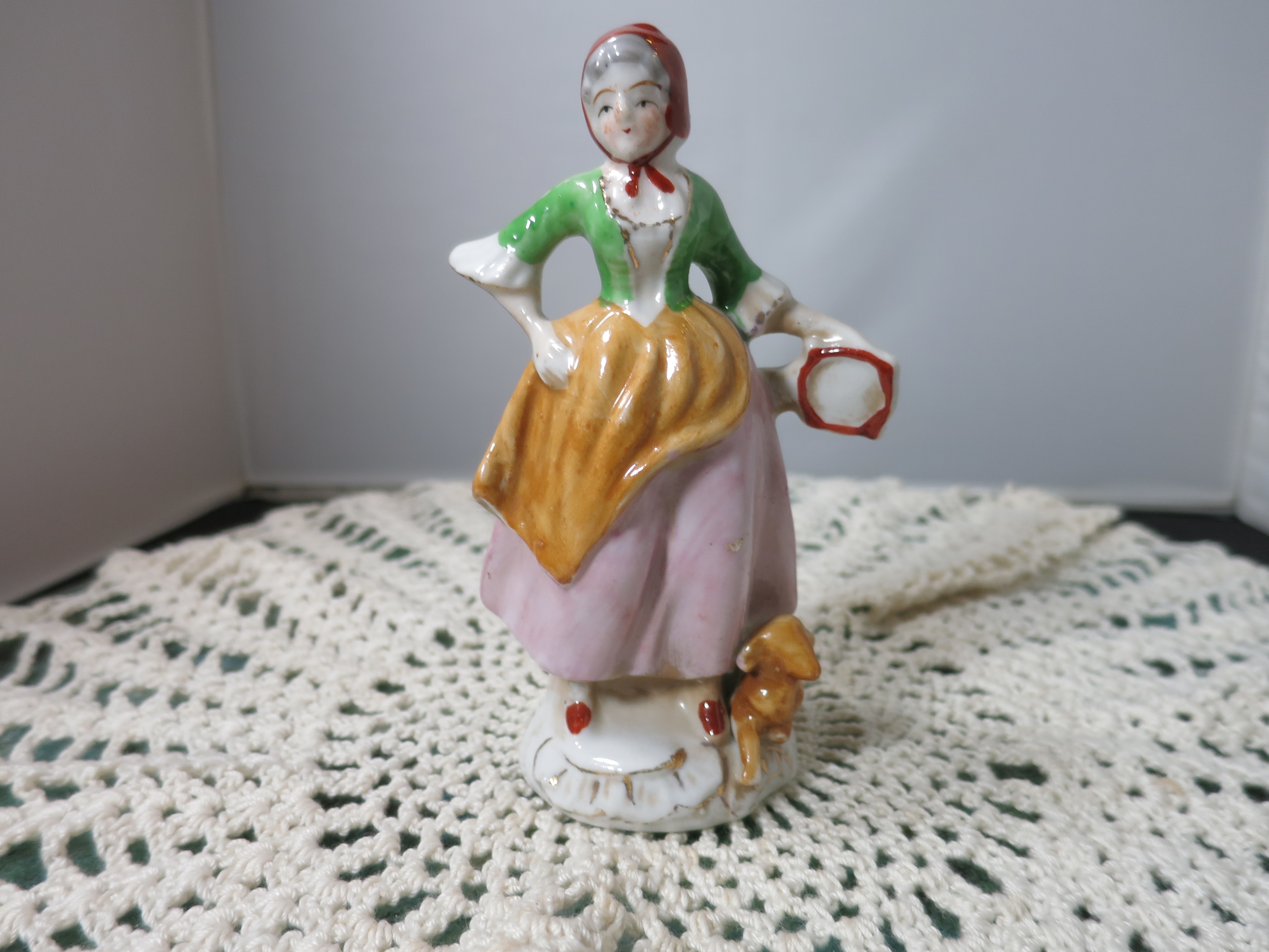 Occupied Japan Figurine Choice of Dancer Dog Musician Lamb
