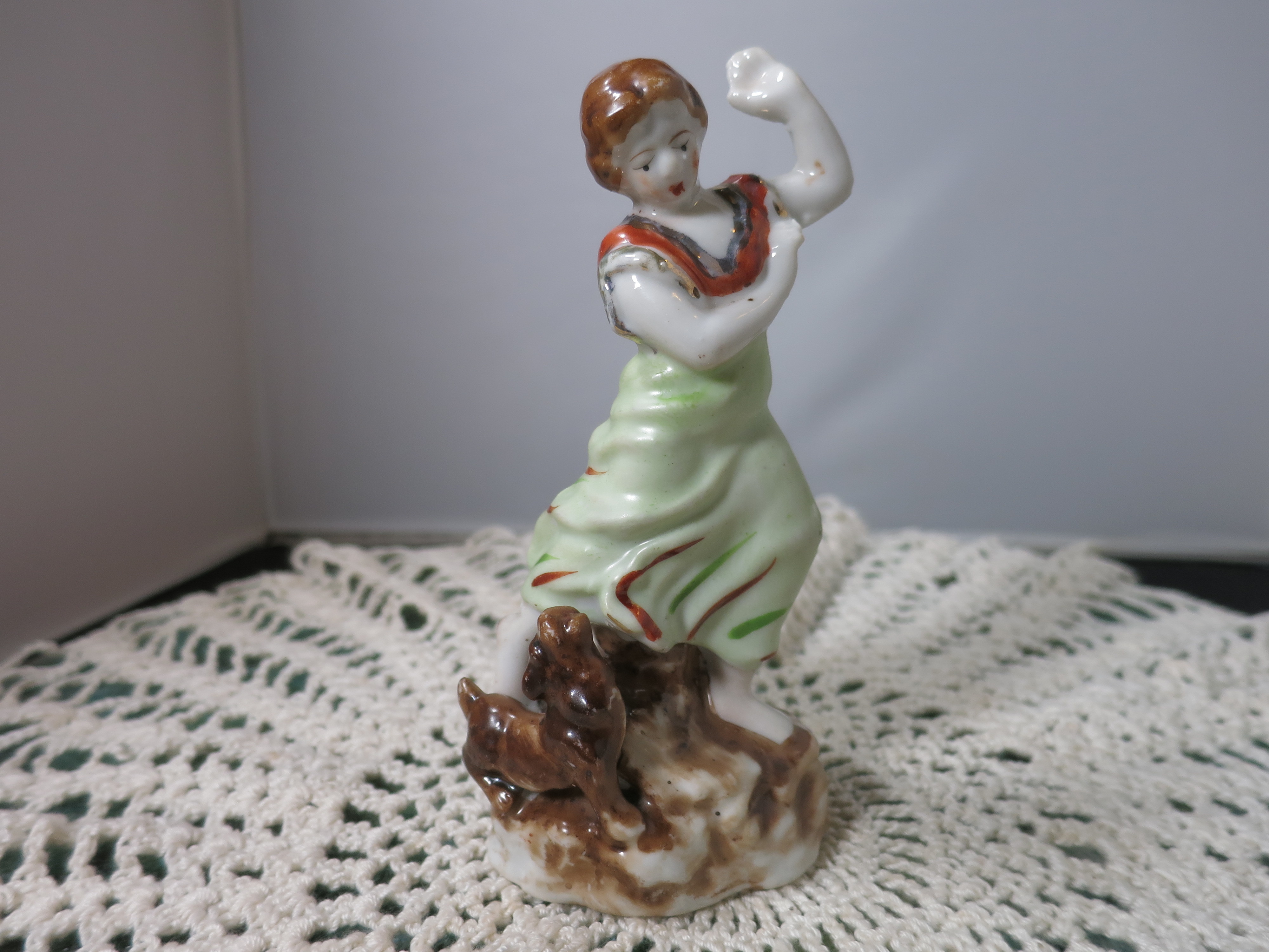 Occupied Japan Figurine Choice of Dancer Dog Musician Lamb
