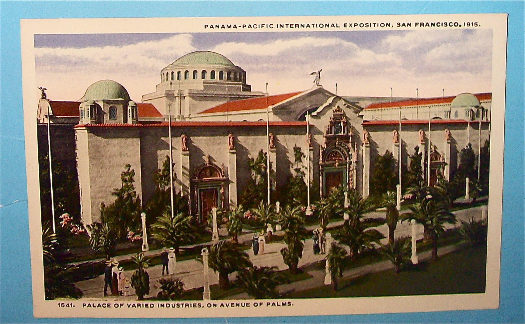 Palace Of Varied Industries Postcard (Pan Pac Expo)