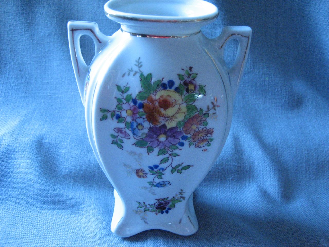 Double Handled Vase Made in Japan