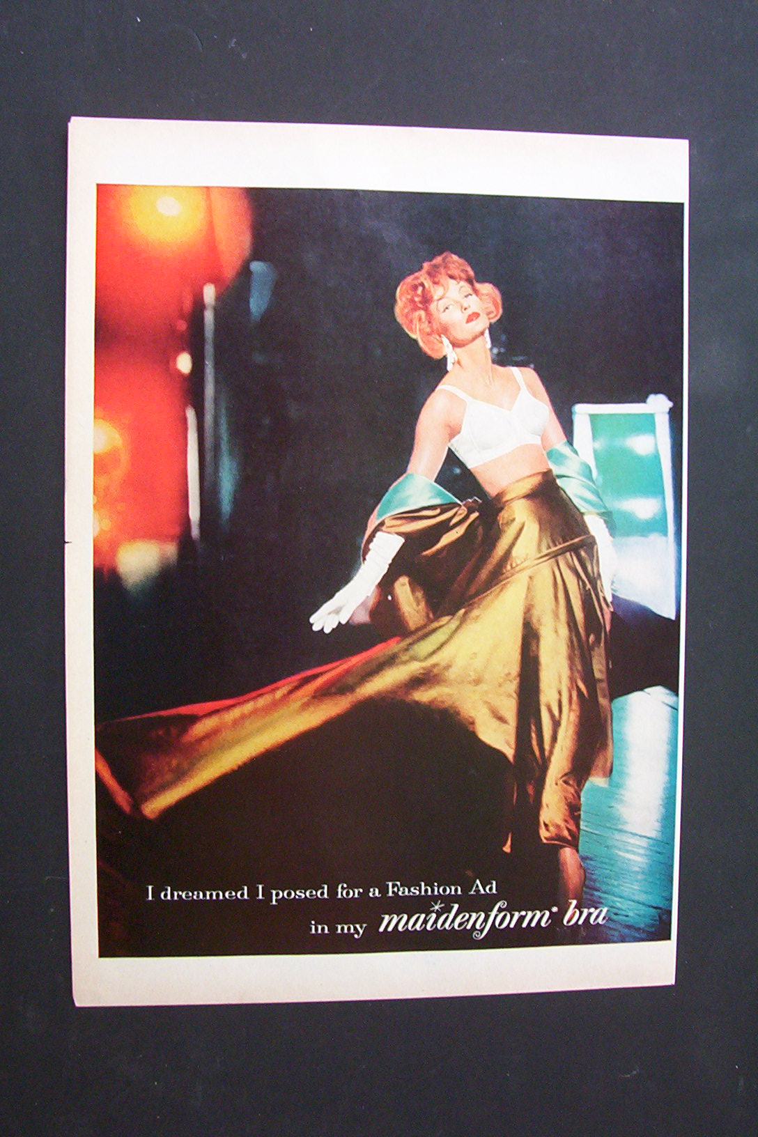 Vintage Ad: 1958 Celotex Tile & Maidenform Bra