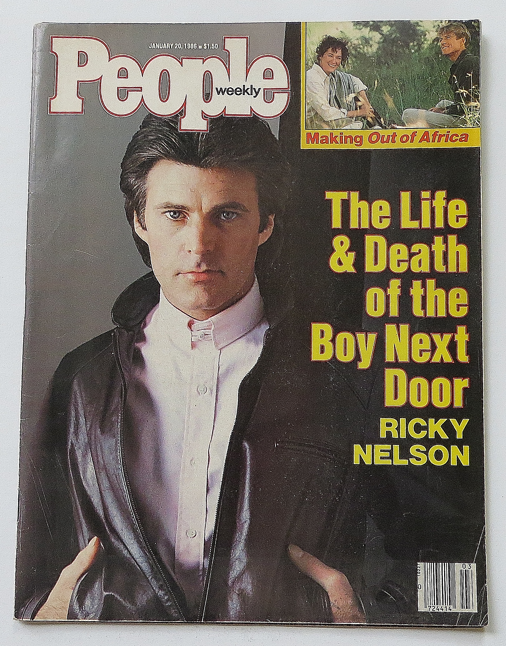 People Weekly Magazine January 20, 1986 Ricky Nelson