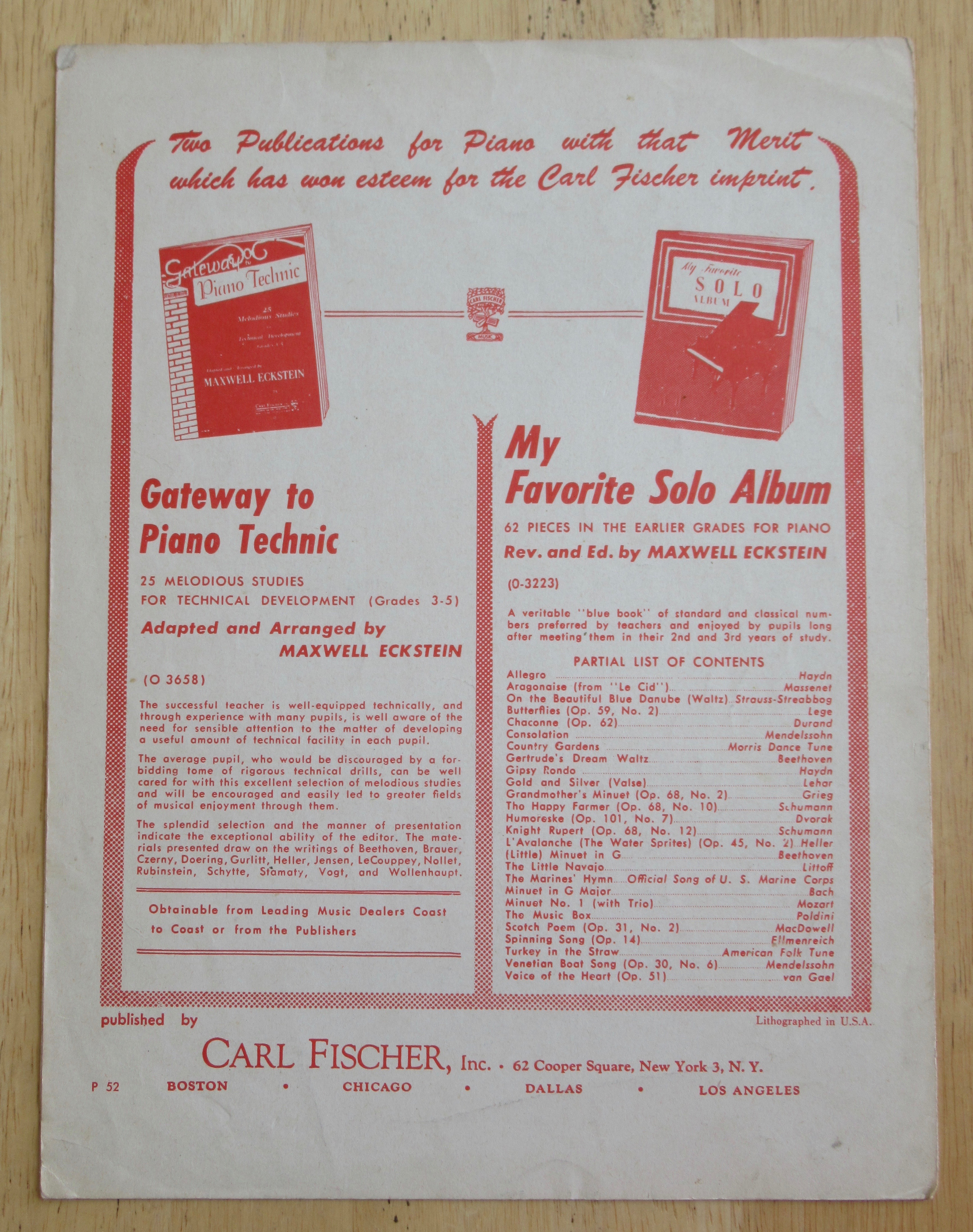 1946 Fiesta Time Sheet Music