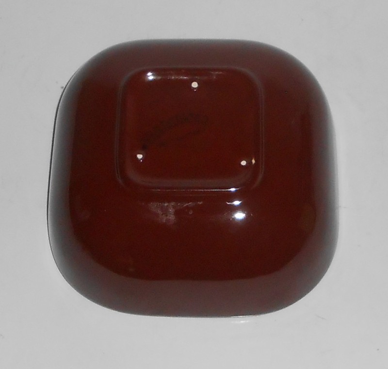 VINTAGE Franciscan Pottery Tiempo Hot Chocolate Brown Fruit Bowl