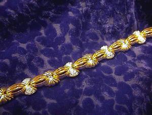 Stunning Signed Swarovski Crystal Bracelet.