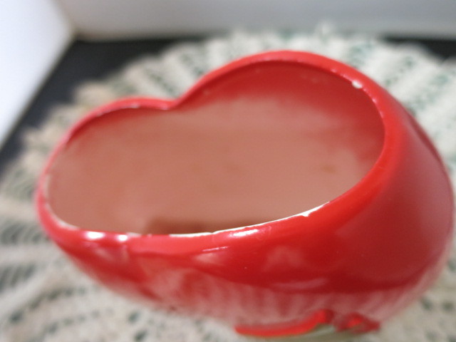 Rubens Originals Heart with Arrow Planter Vase Japan 1960s