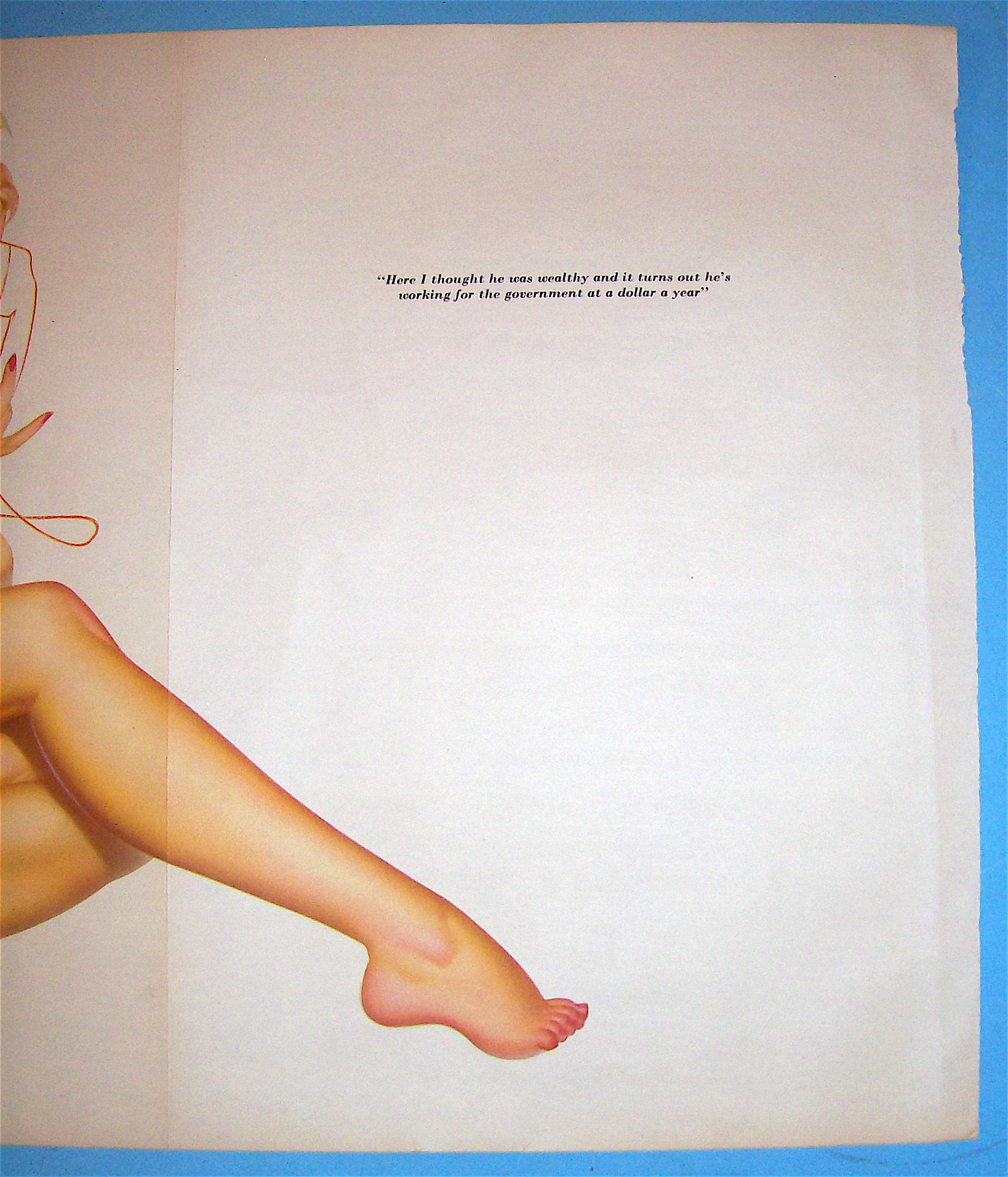 1941 Petty Pin Up Girl December Woman On Telephone