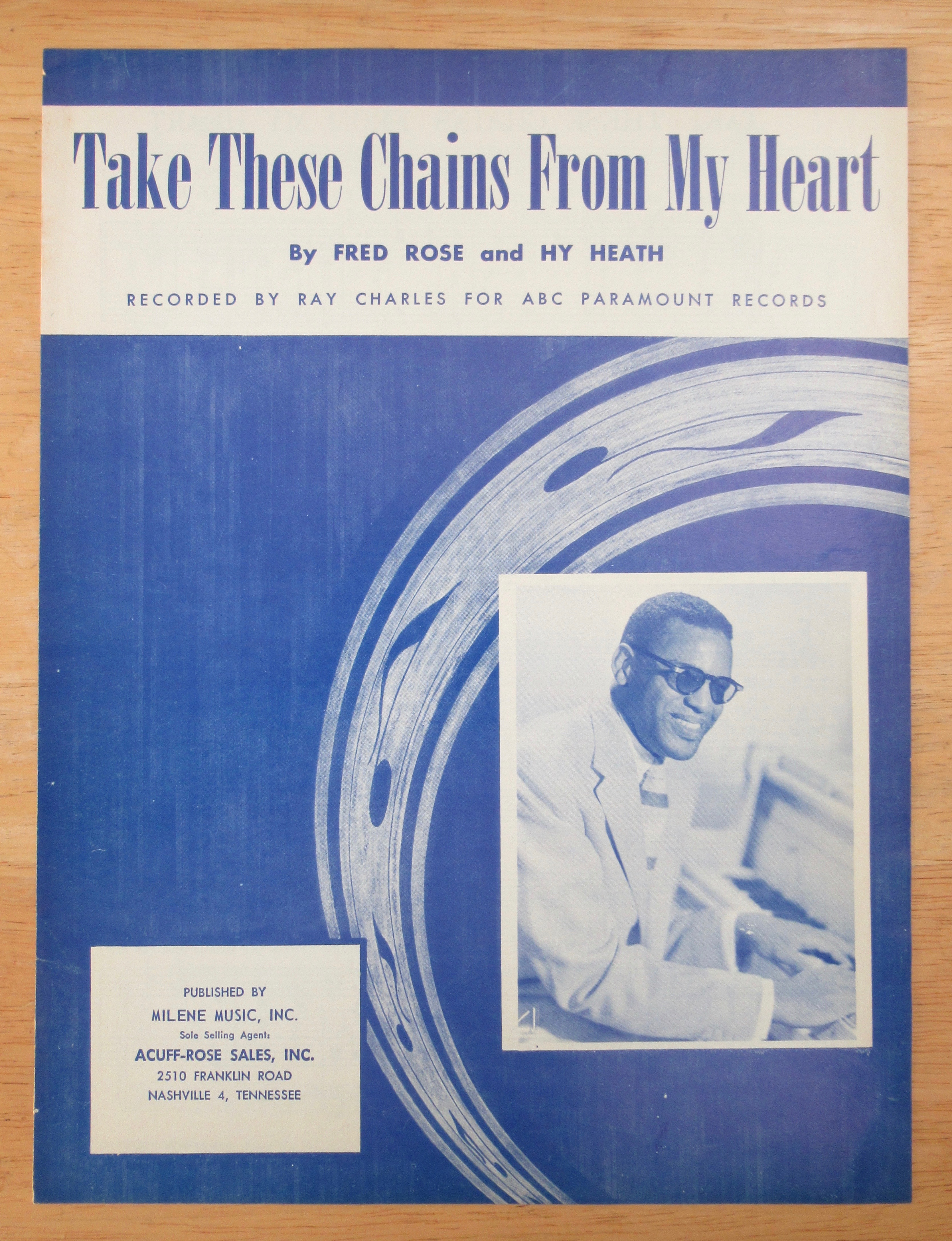 1952 Take These Chains From My Heart Sheet Music