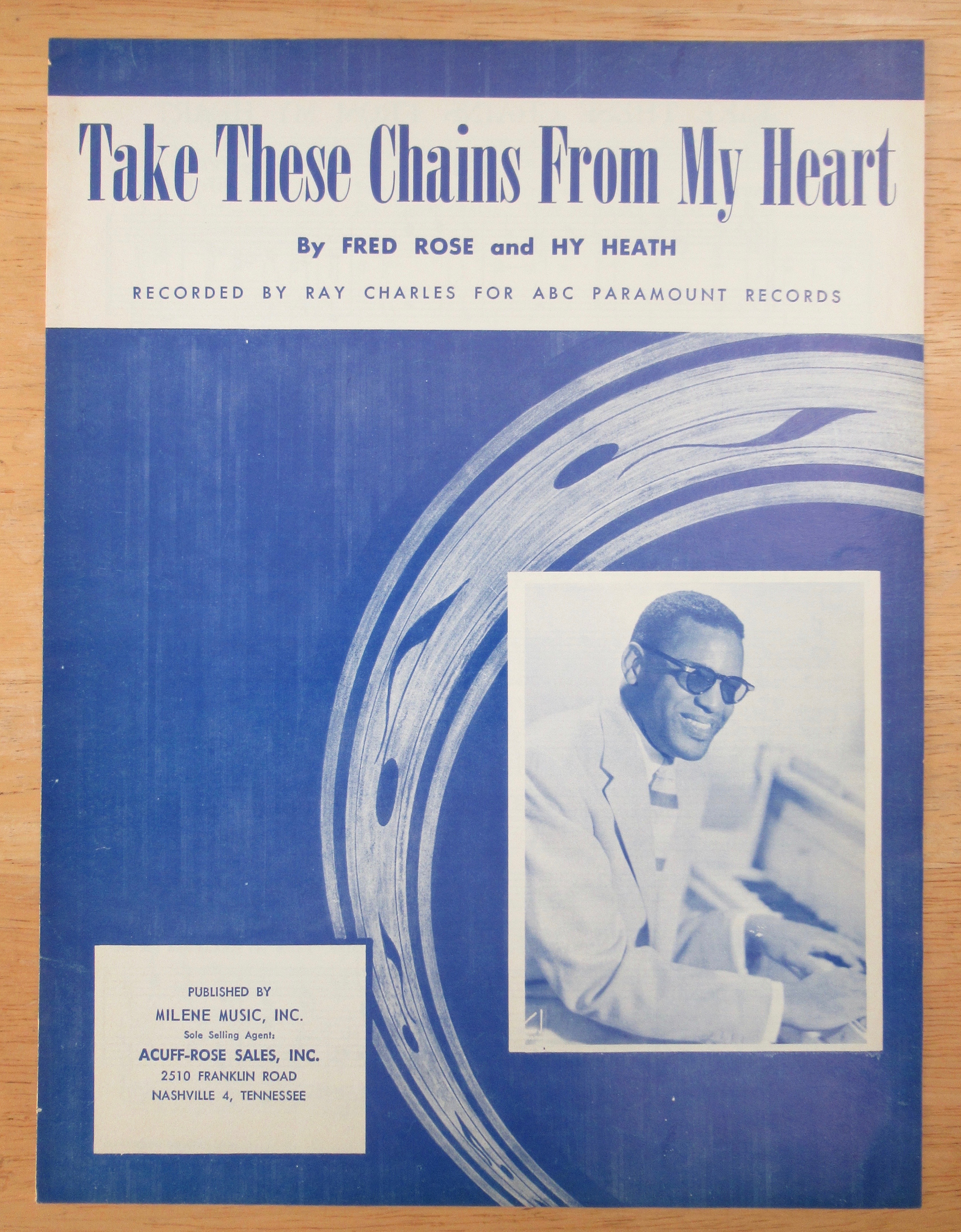 1952 Take These Chains From My Heart Sheet Music