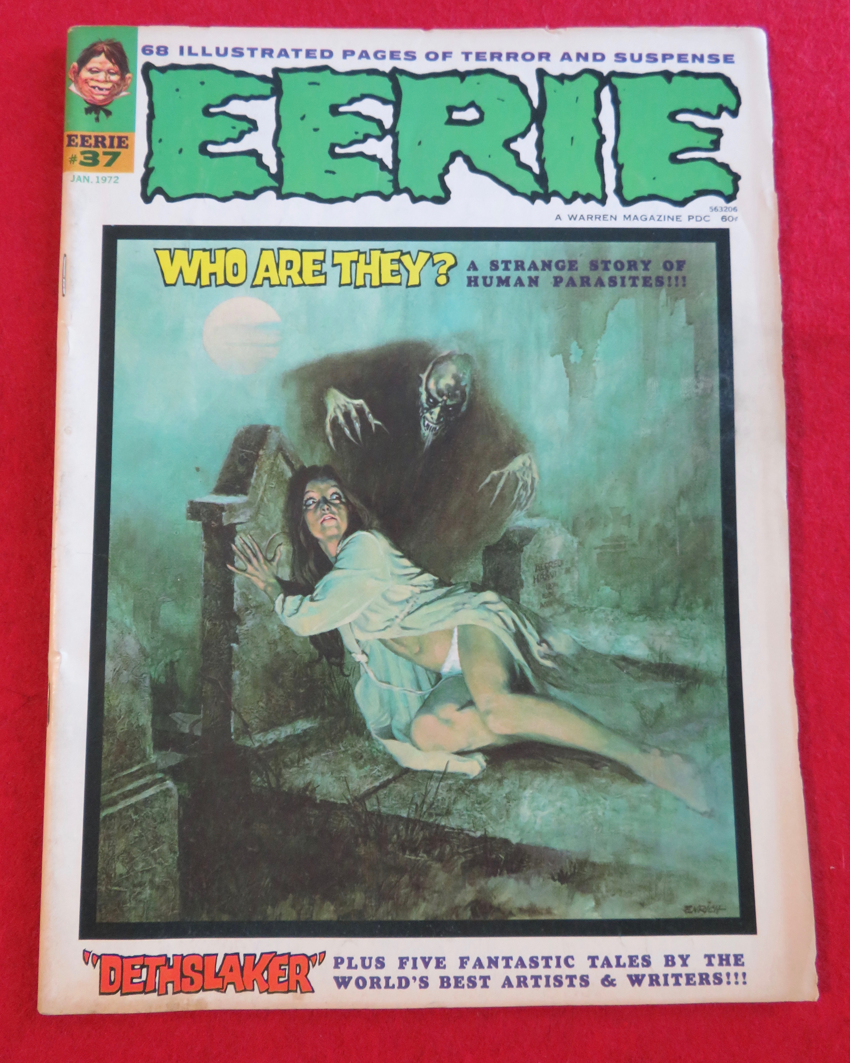 Eerie Magazine January 1972 Dethslaker