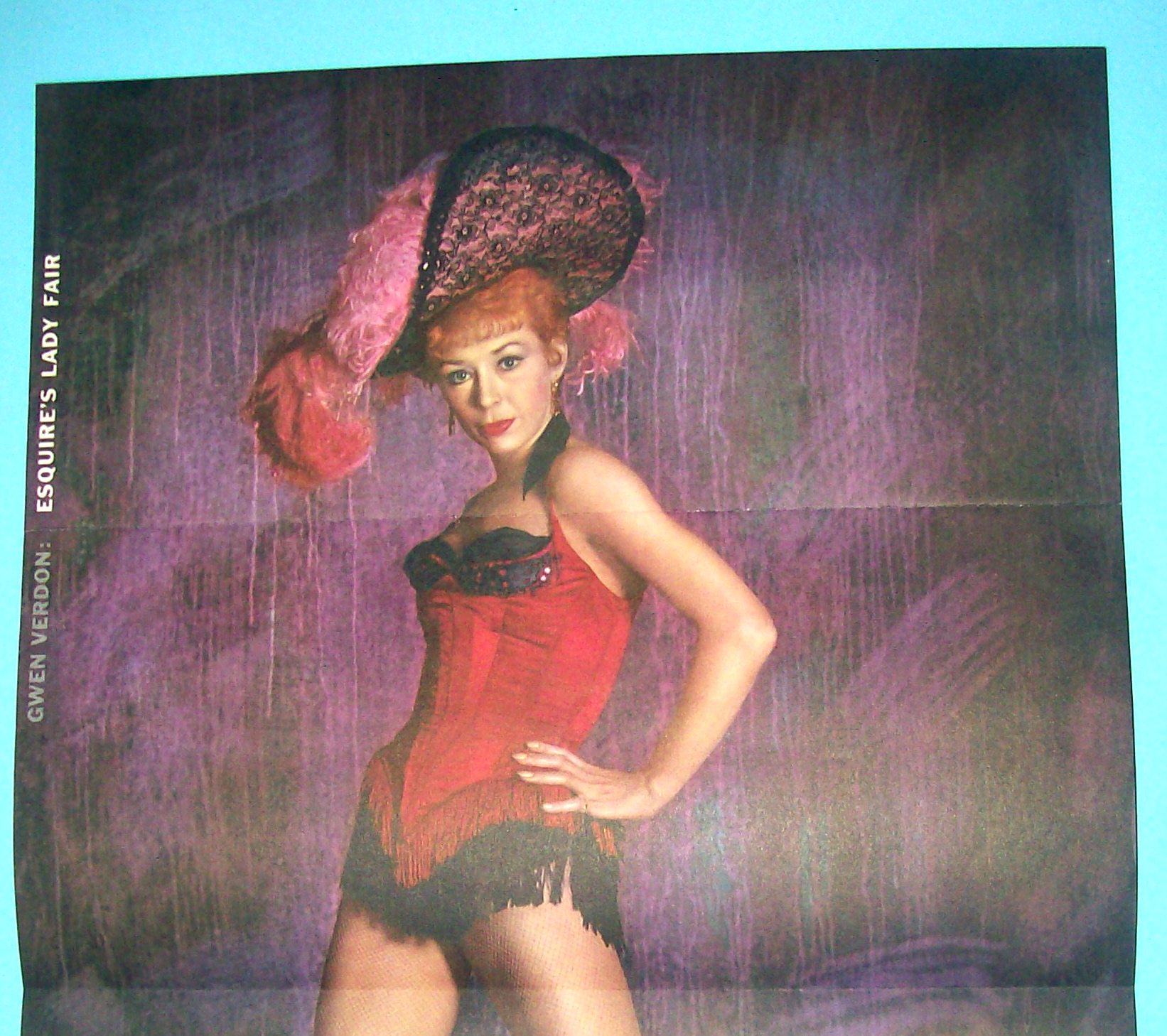 Esquire (Lady Fair) Pin Up Girl 1956 Gwen Verdon