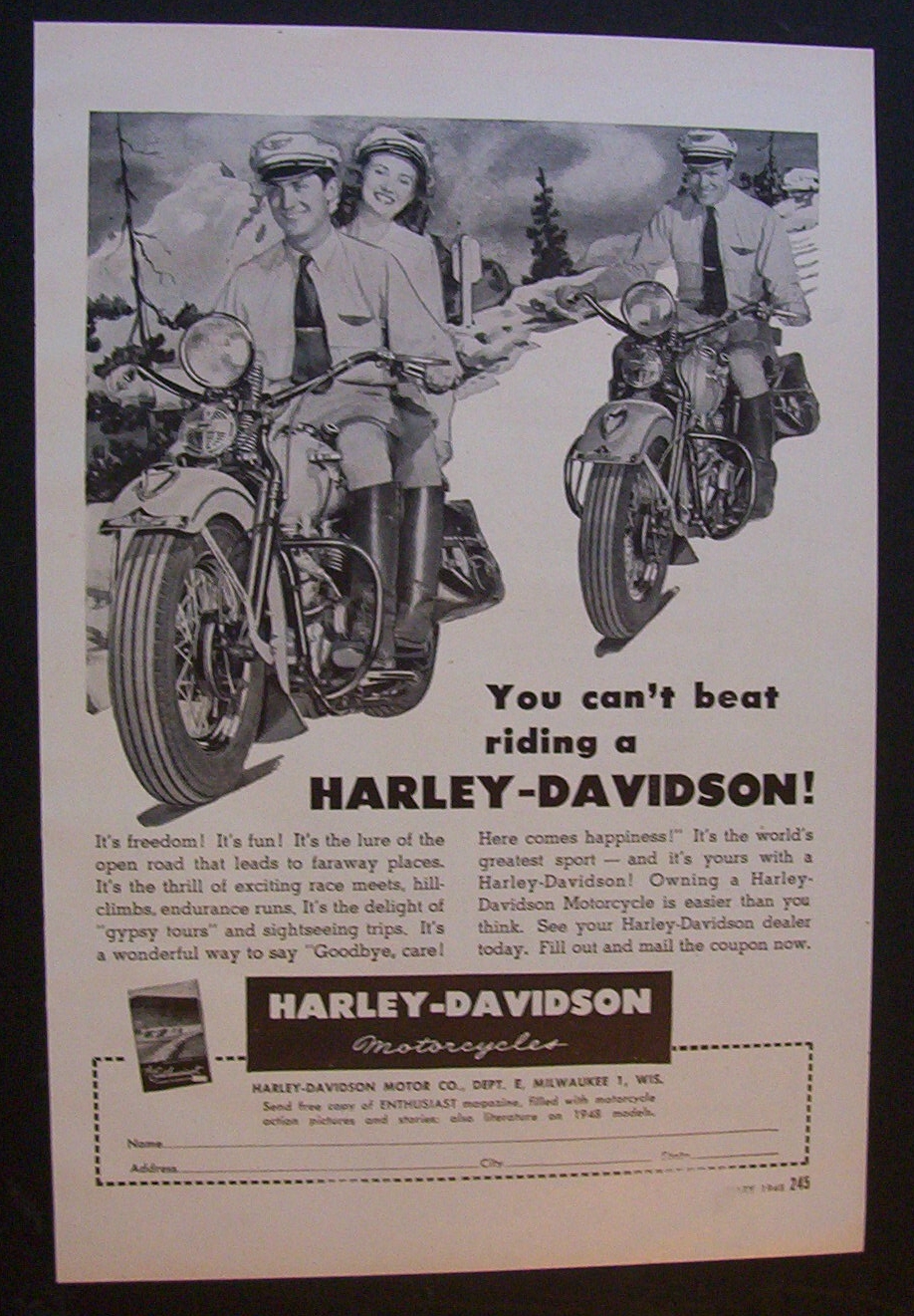 1948  Harley  Davidson