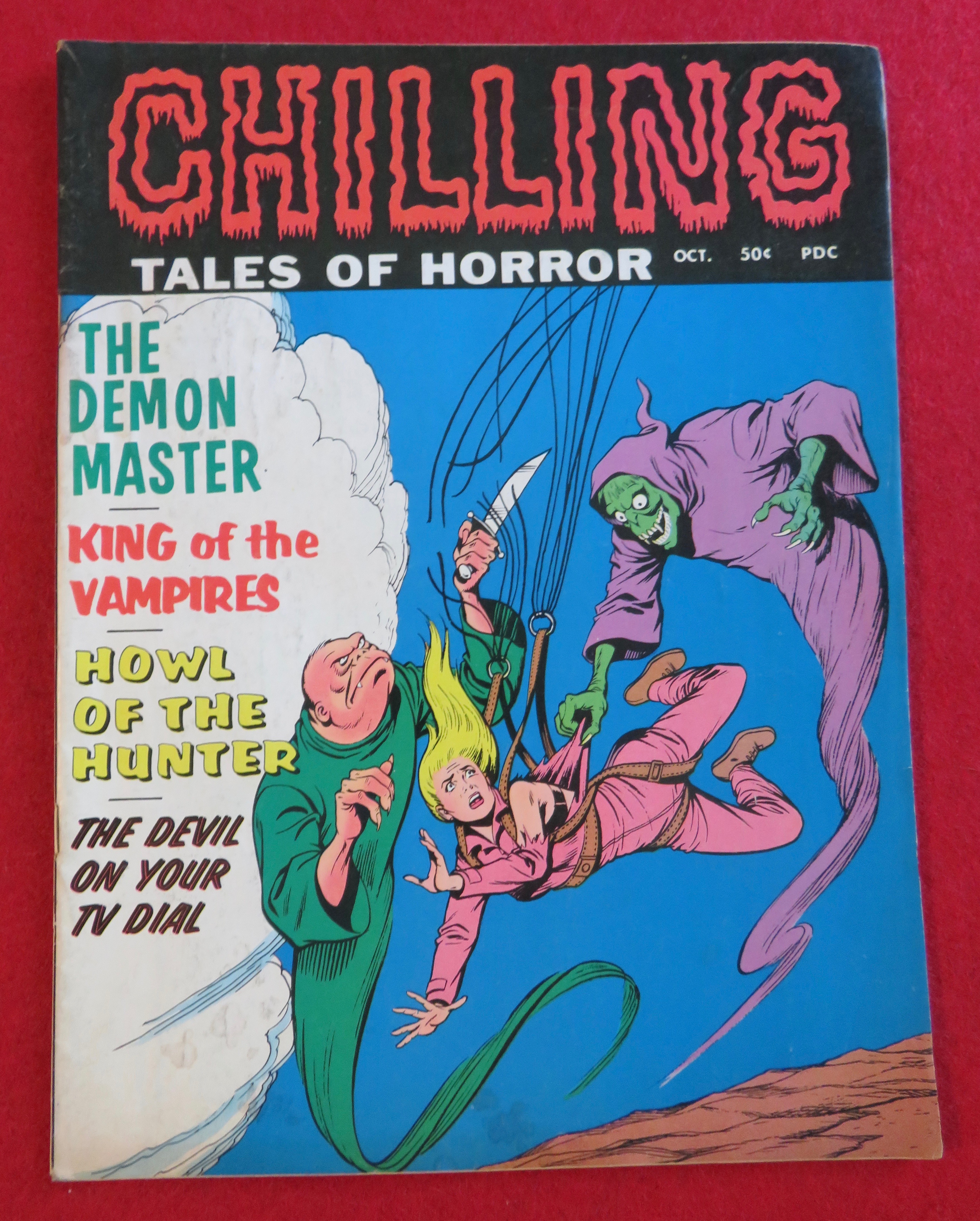 Chilling Tales Of Horror Magazine October 1970