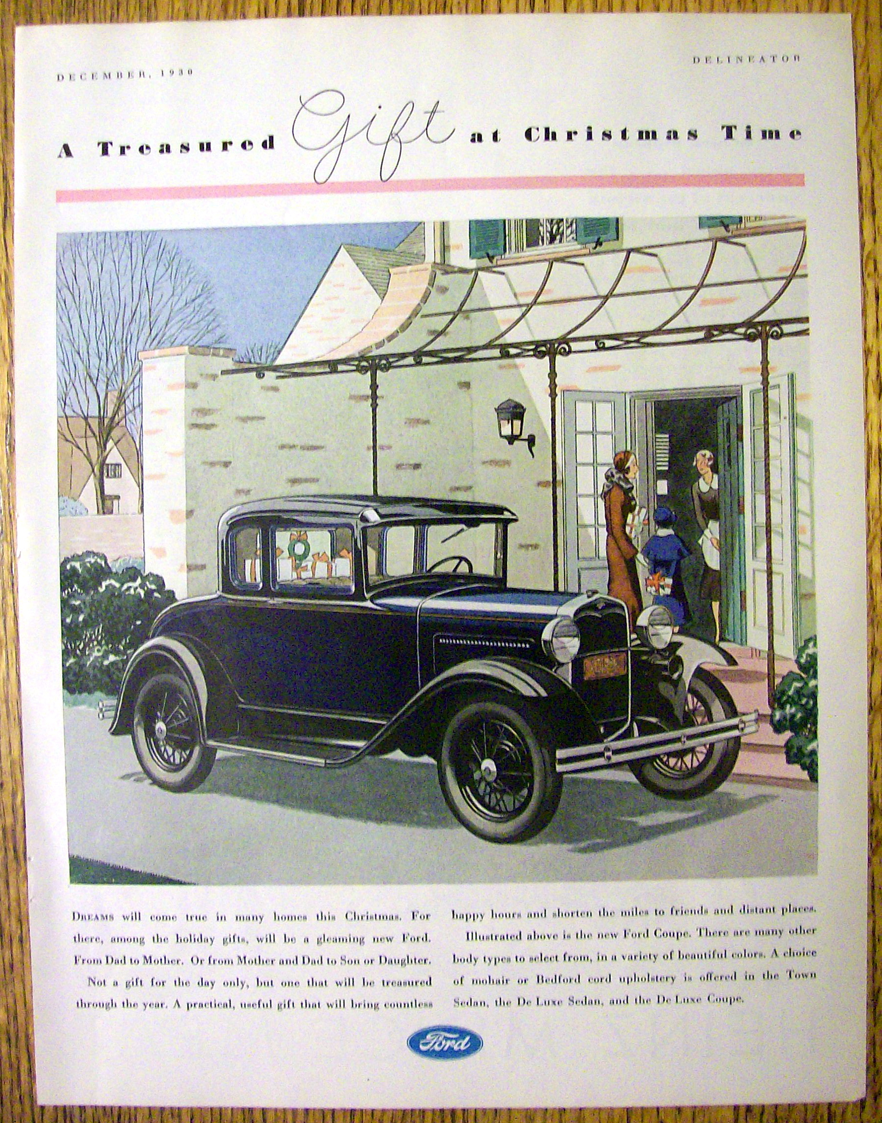 1930 Ford with the New Ford Coupe