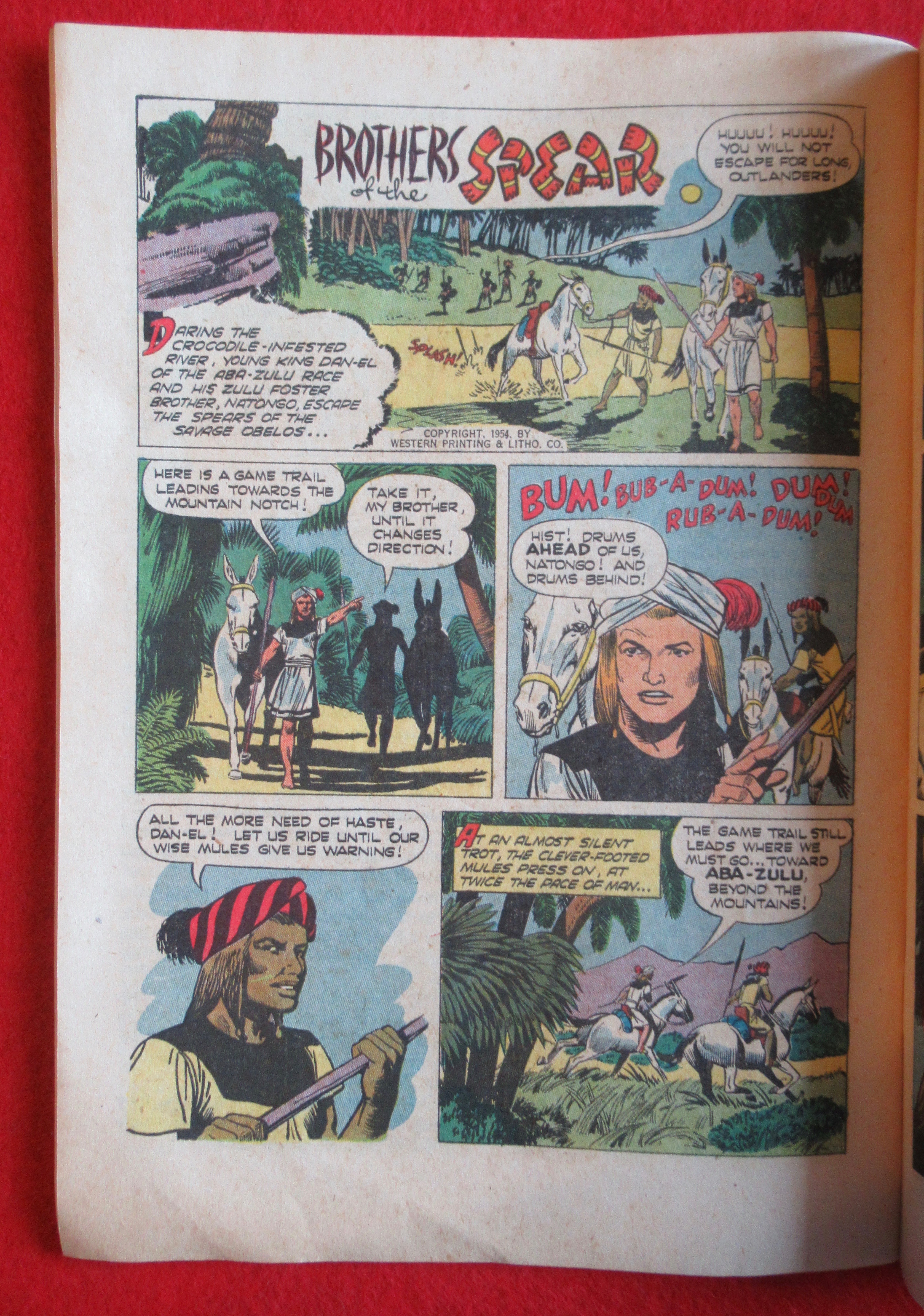 Tarzan Comics February 1955 The War Of The Dyals