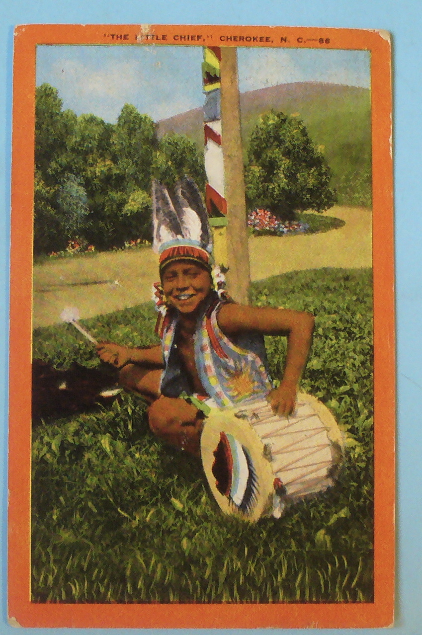 Postcard Of The Little Chief (Cherokee, N. C.)