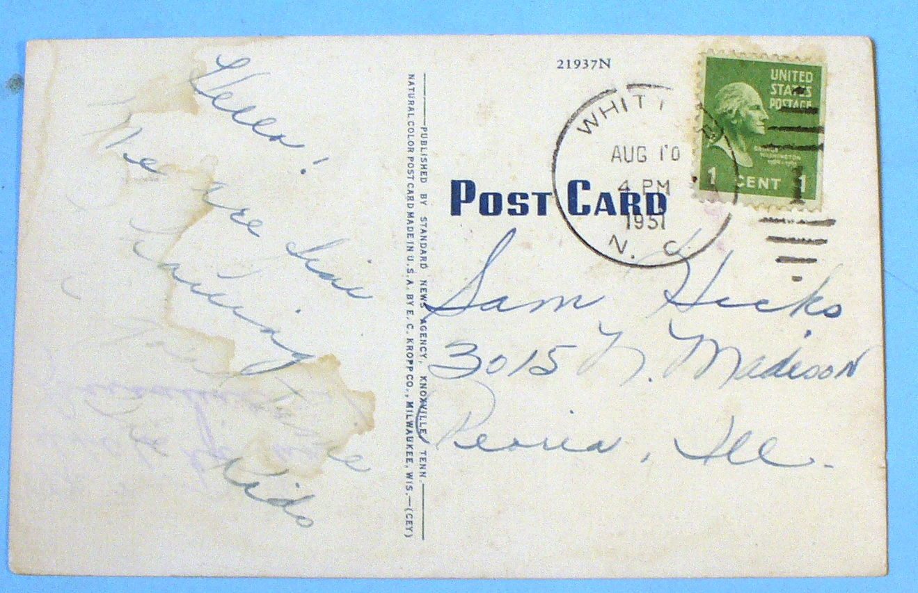 Postcard Of The Little Chief (Cherokee, N. C.)