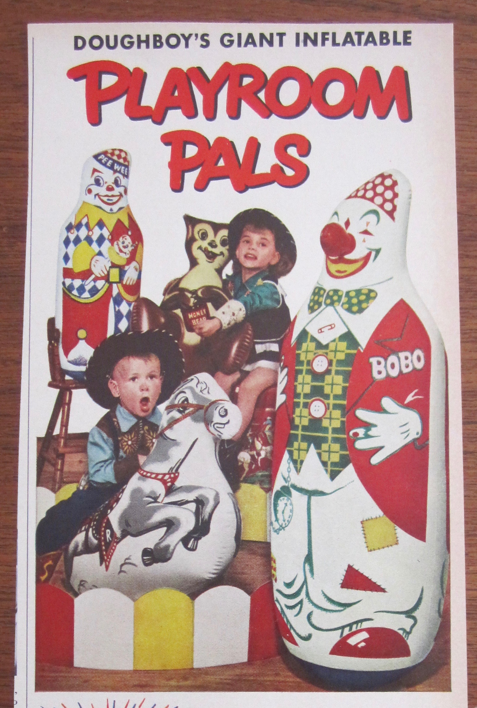 1952 Doughboy's Playroom Pals w/ 2 Little Boys Playing
