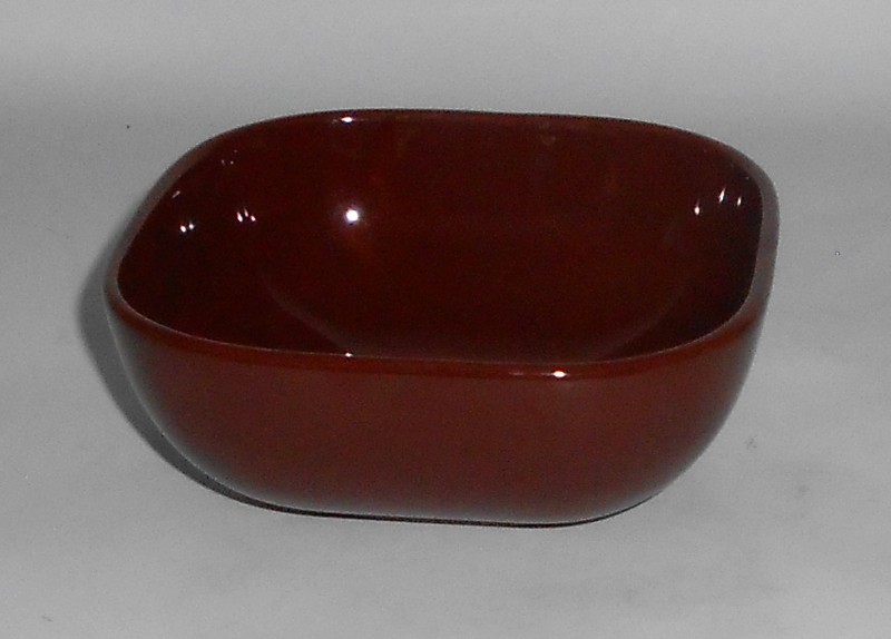 VINTAGE Franciscan Pottery Tiempo Hot Chocolate Brown Fruit Bowl