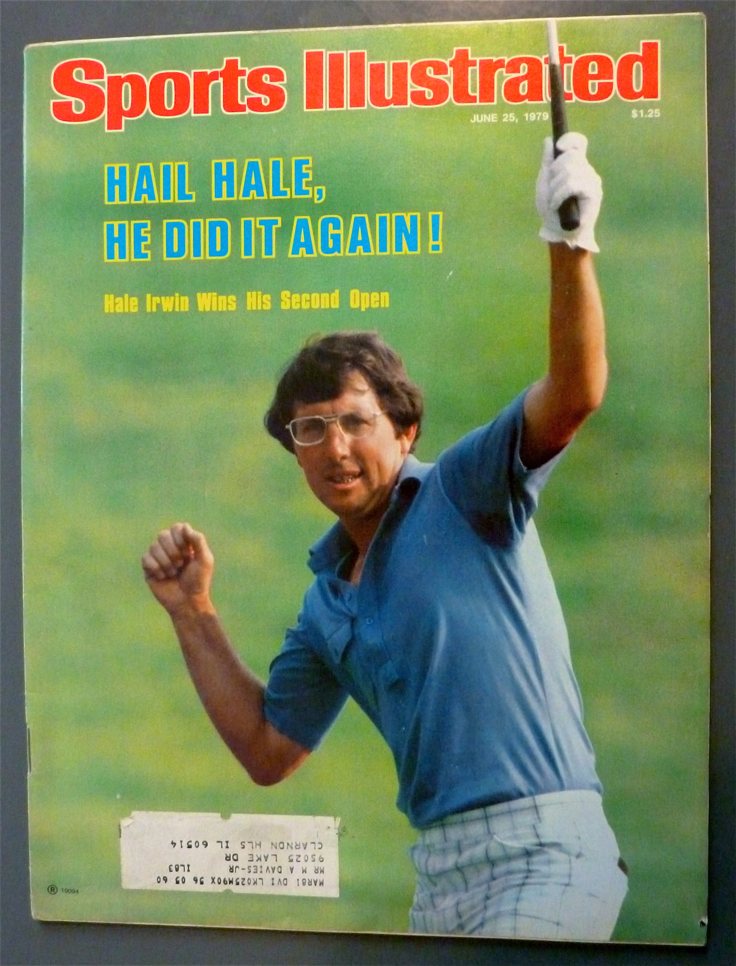 Sport Illustrated June 25, 1979 Hale Irwin