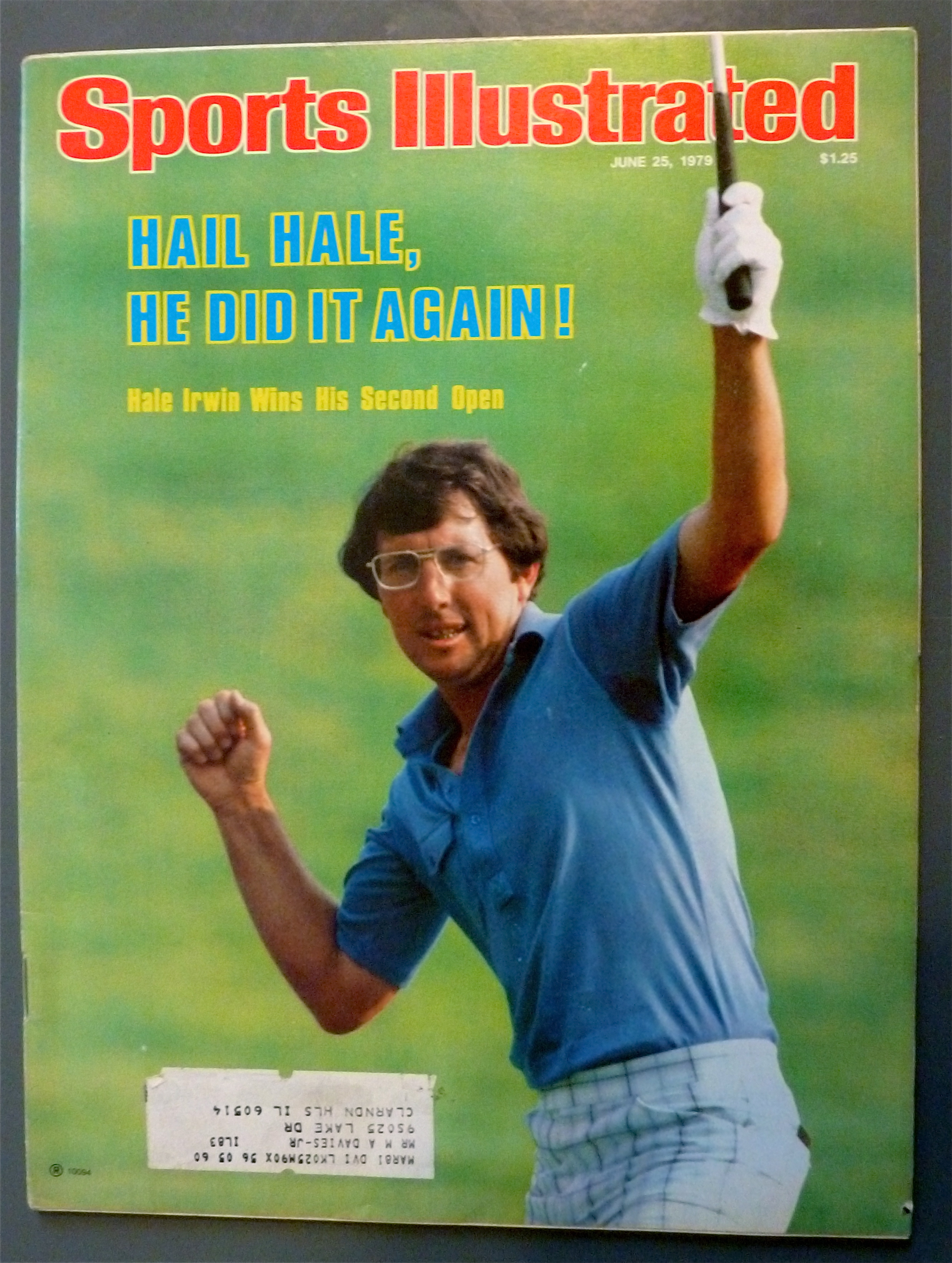 Sport Illustrated June 25, 1979 Hale Irwin