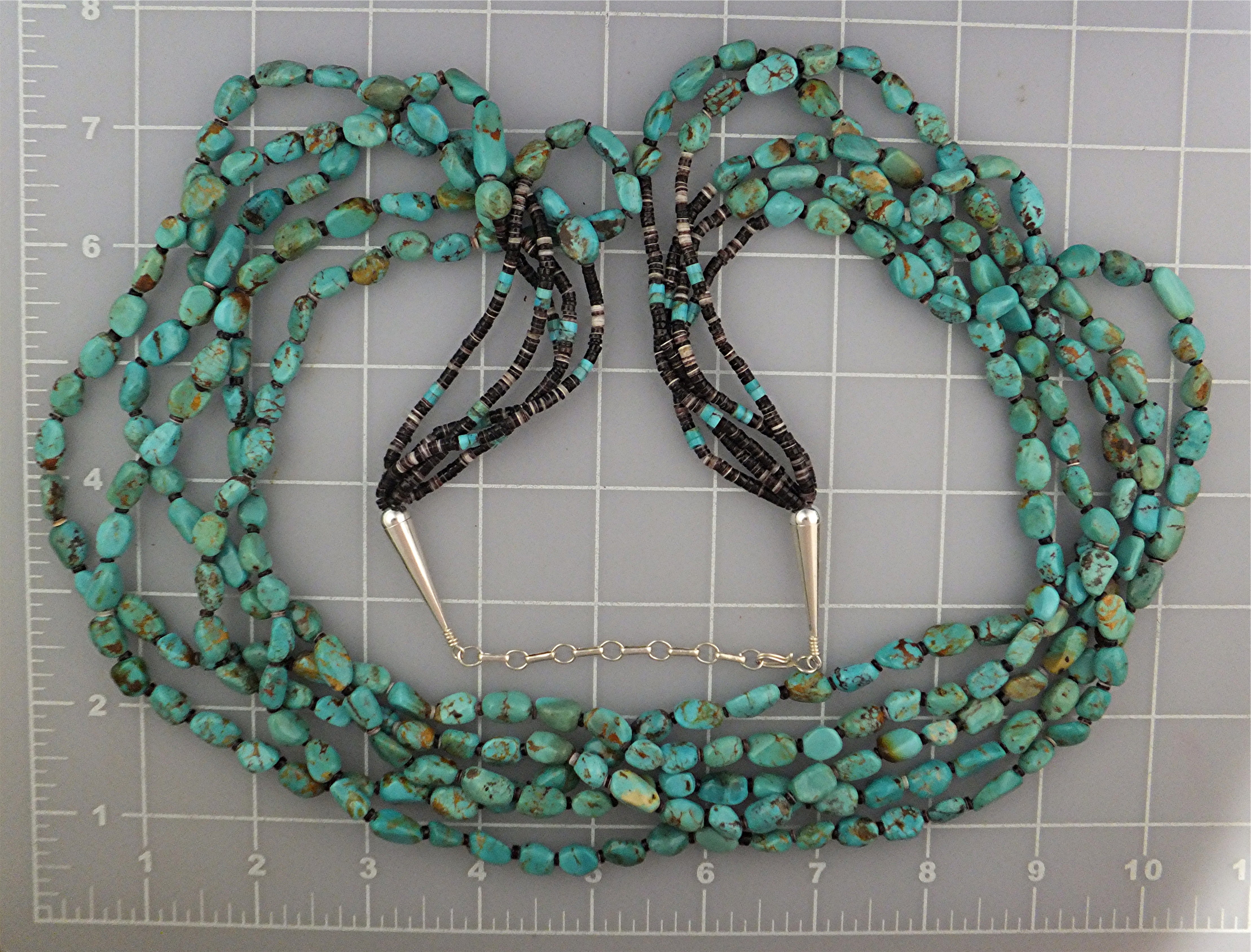 Necklace Kingman Turquoise Santo Domingo Sarah Leekeya