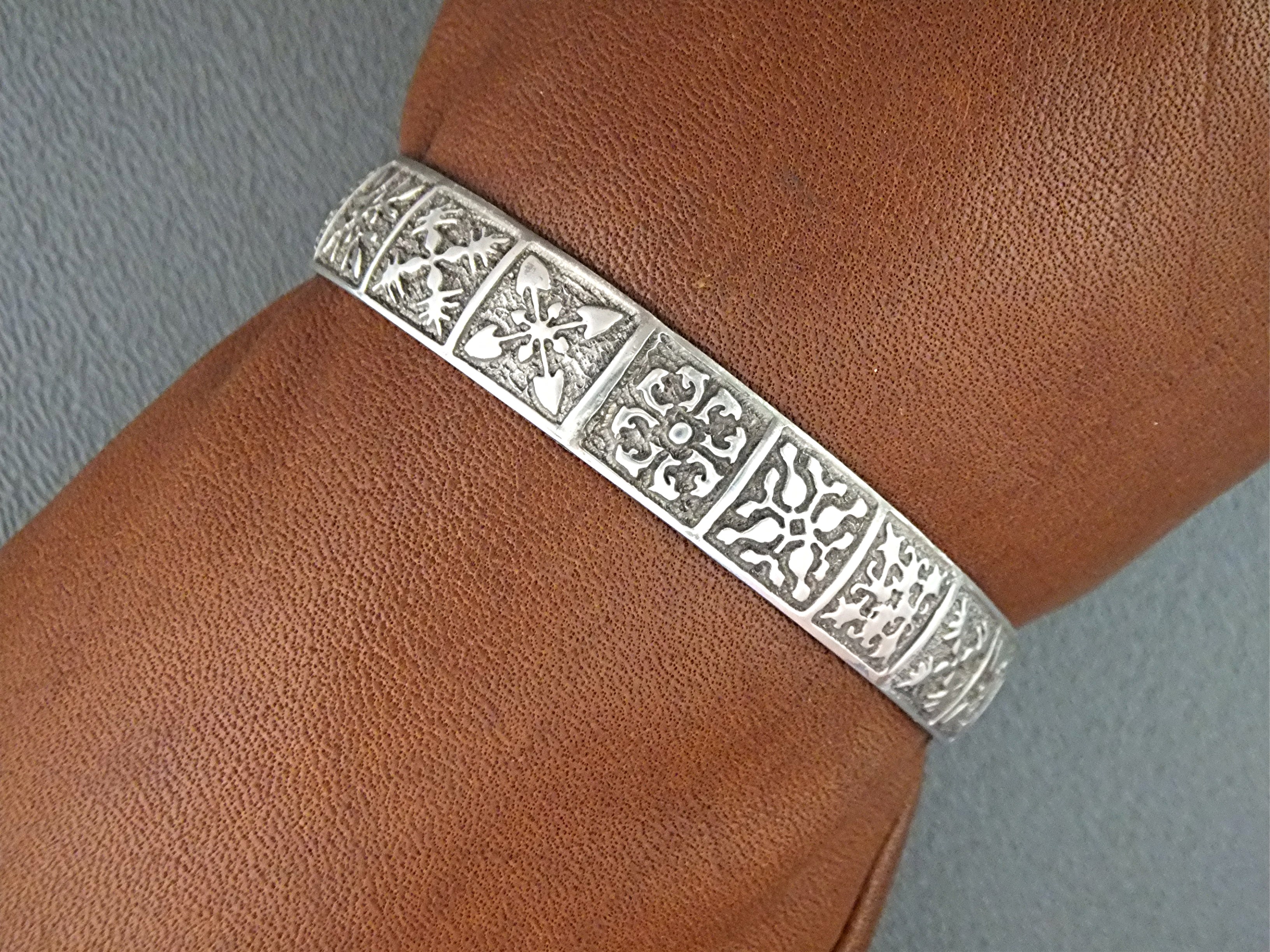 Bracelet Sterling Silver Hawiian Quilt Patterns