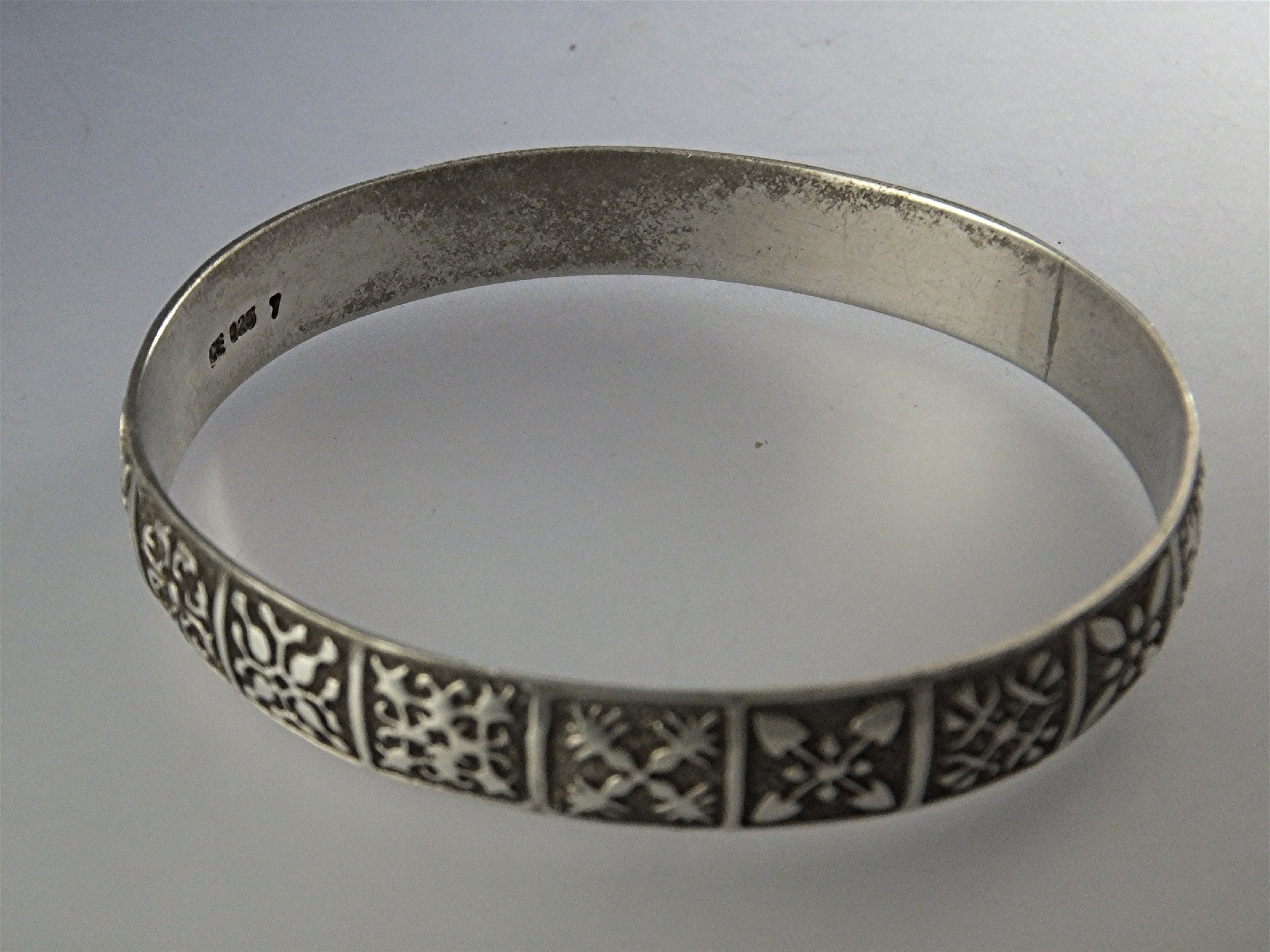 Bracelet Sterling Silver Hawiian Quilt Patterns