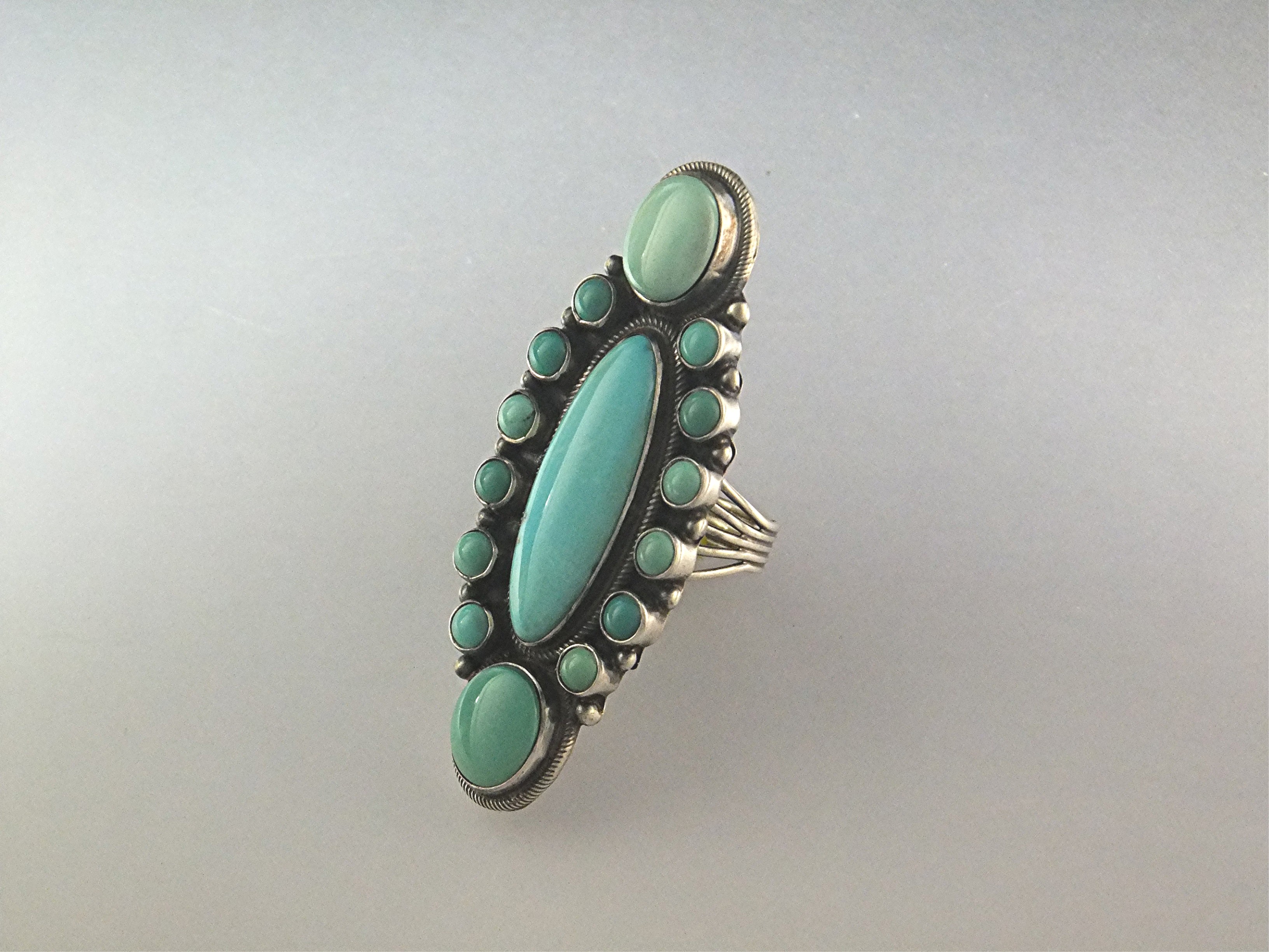 Carico Turquoise Sterling Silver Ring Geraldine James