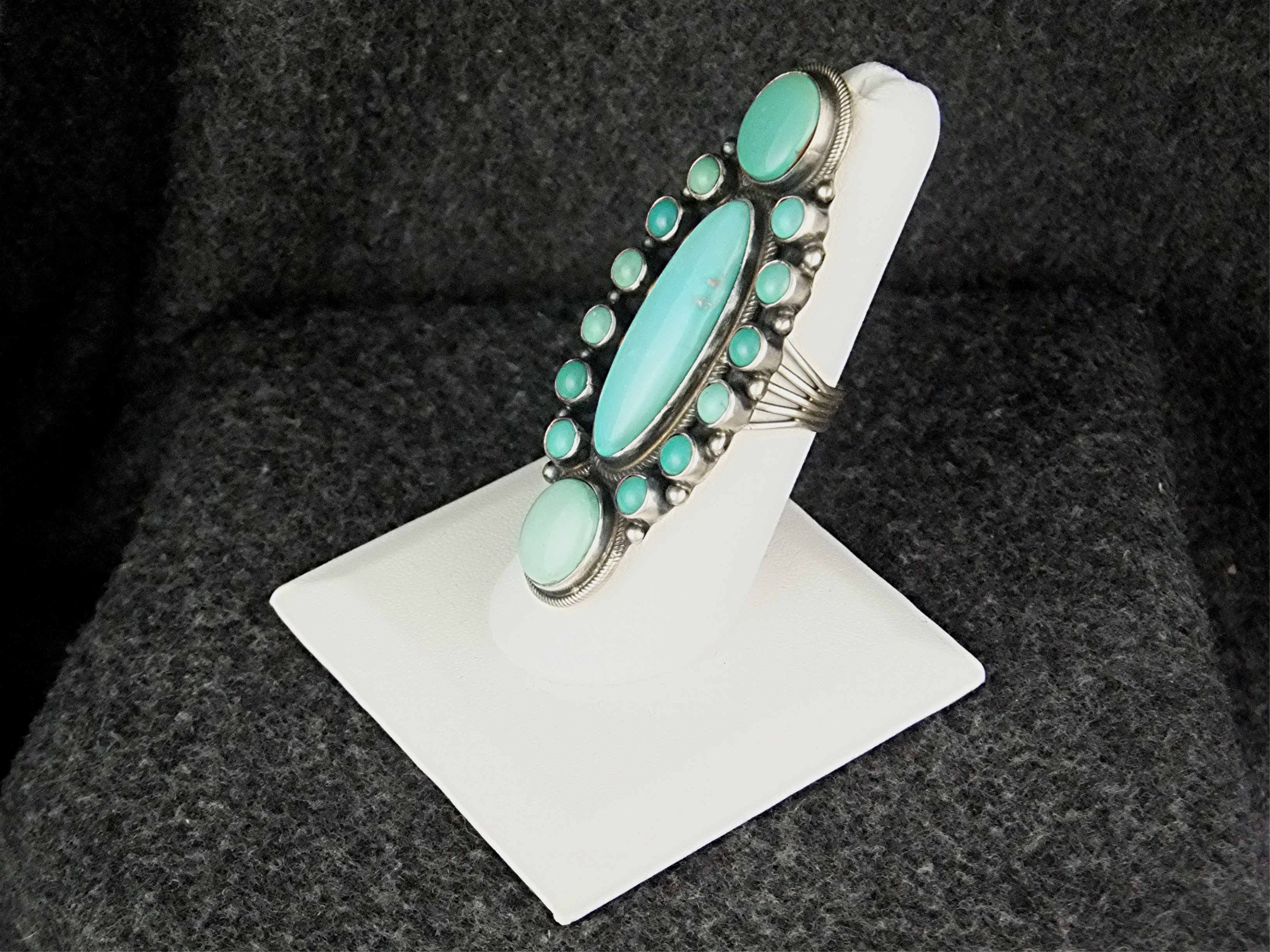 Carico Turquoise Sterling Silver Ring Geraldine James