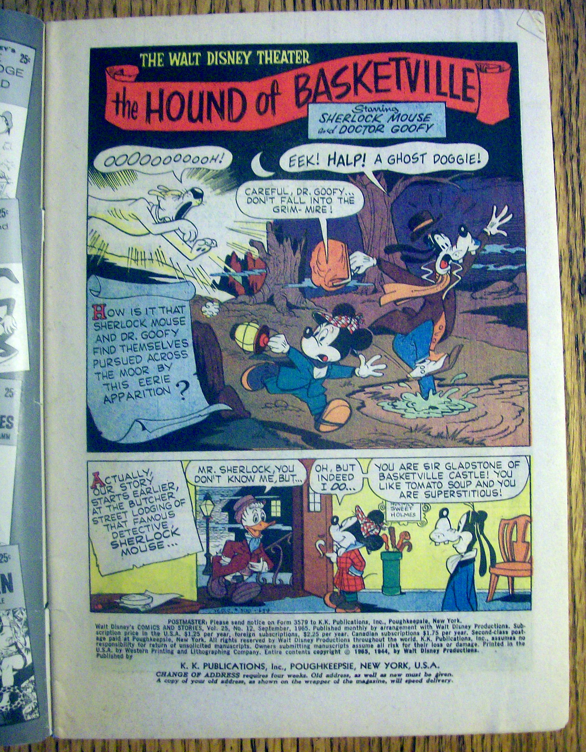 Walt Disney's Comics & Stories #12-September 1965