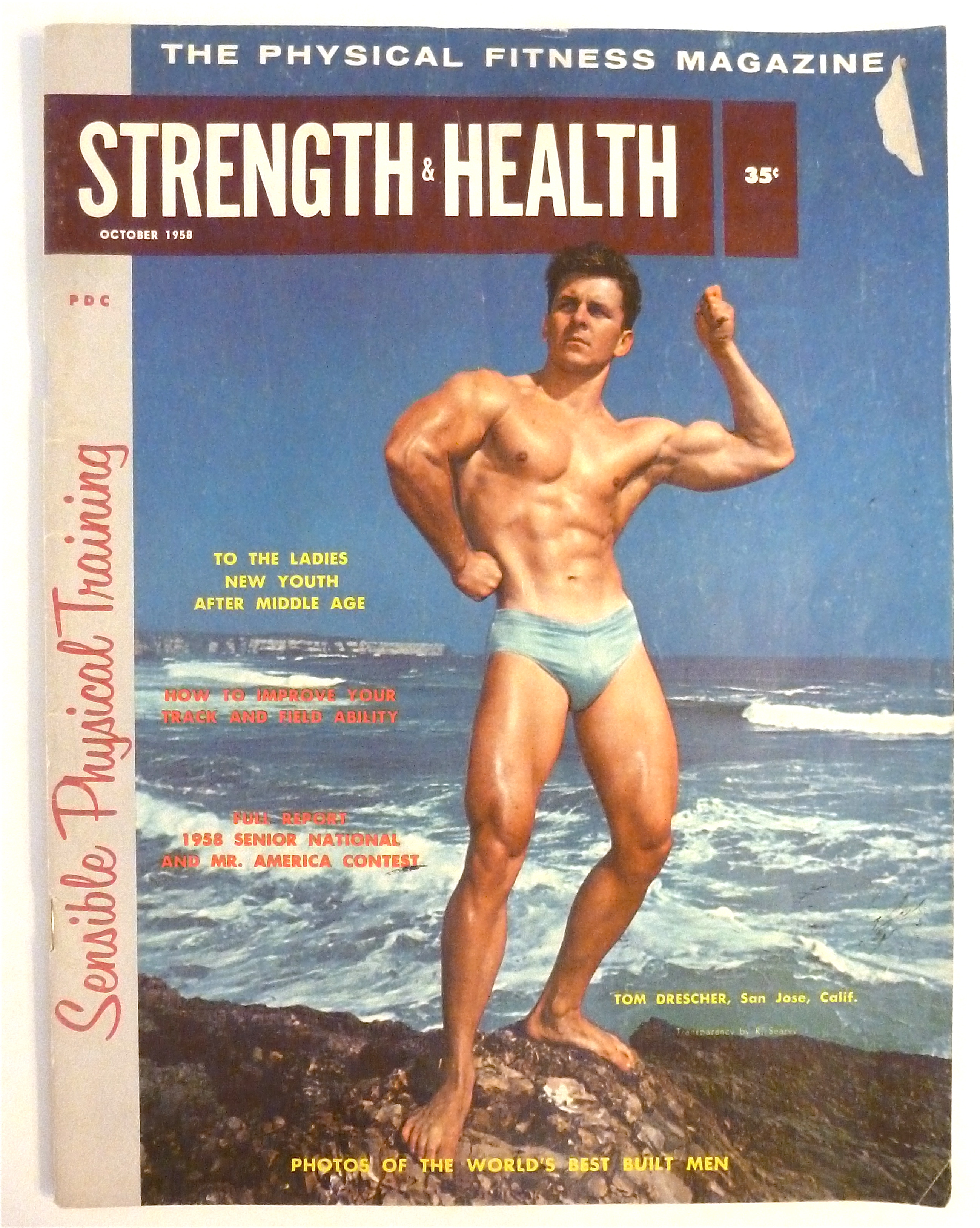 Strength & Health Magazine October 1958 Tom Drescher