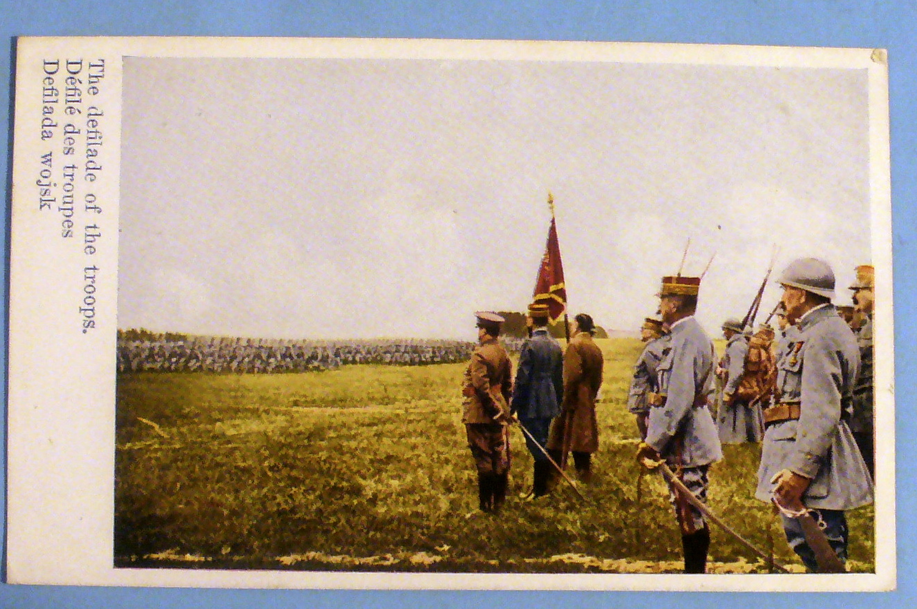The Defilade of the Troops Postcard (Polish Army)