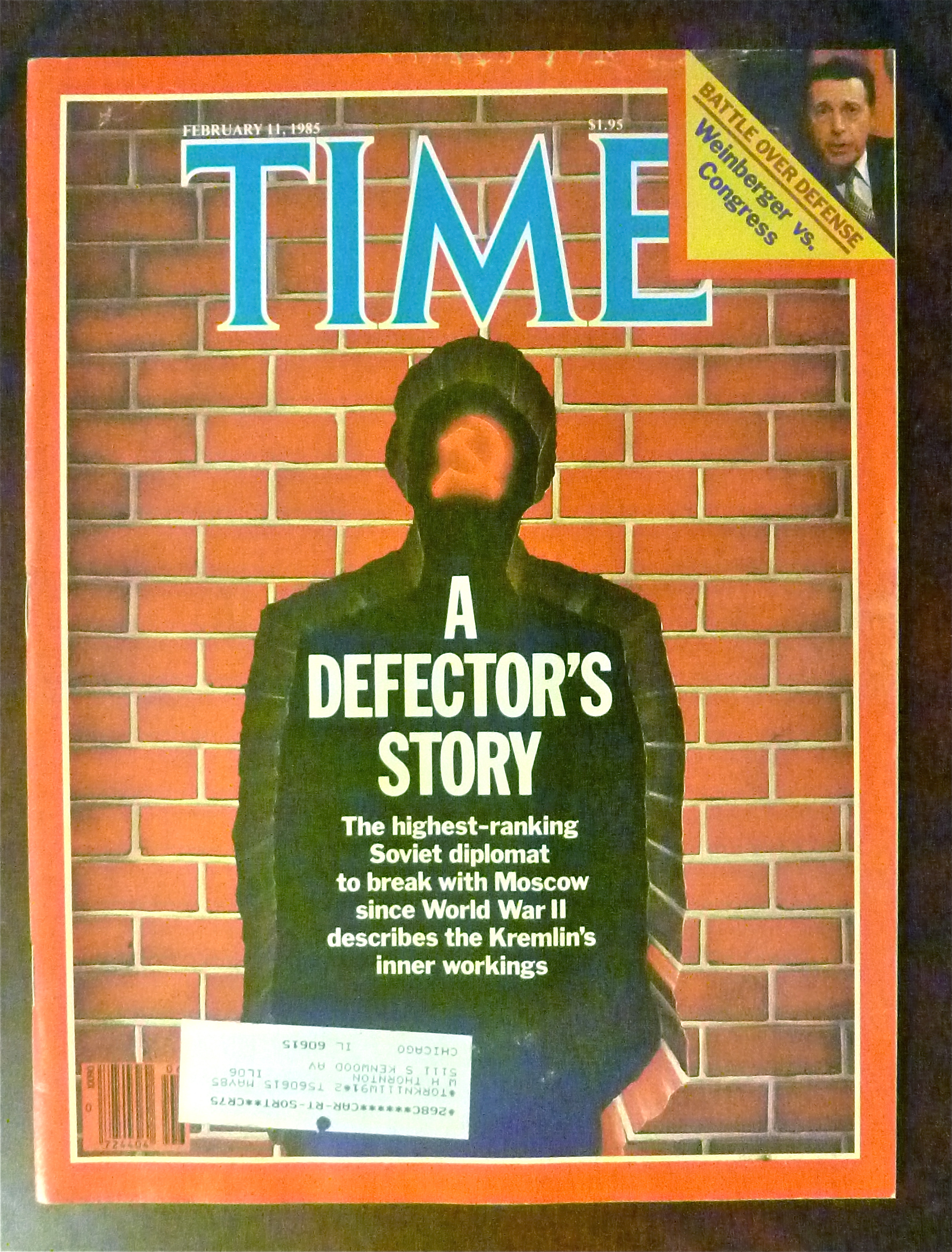 Time Magazine-February 11, 1985-Defector's Story