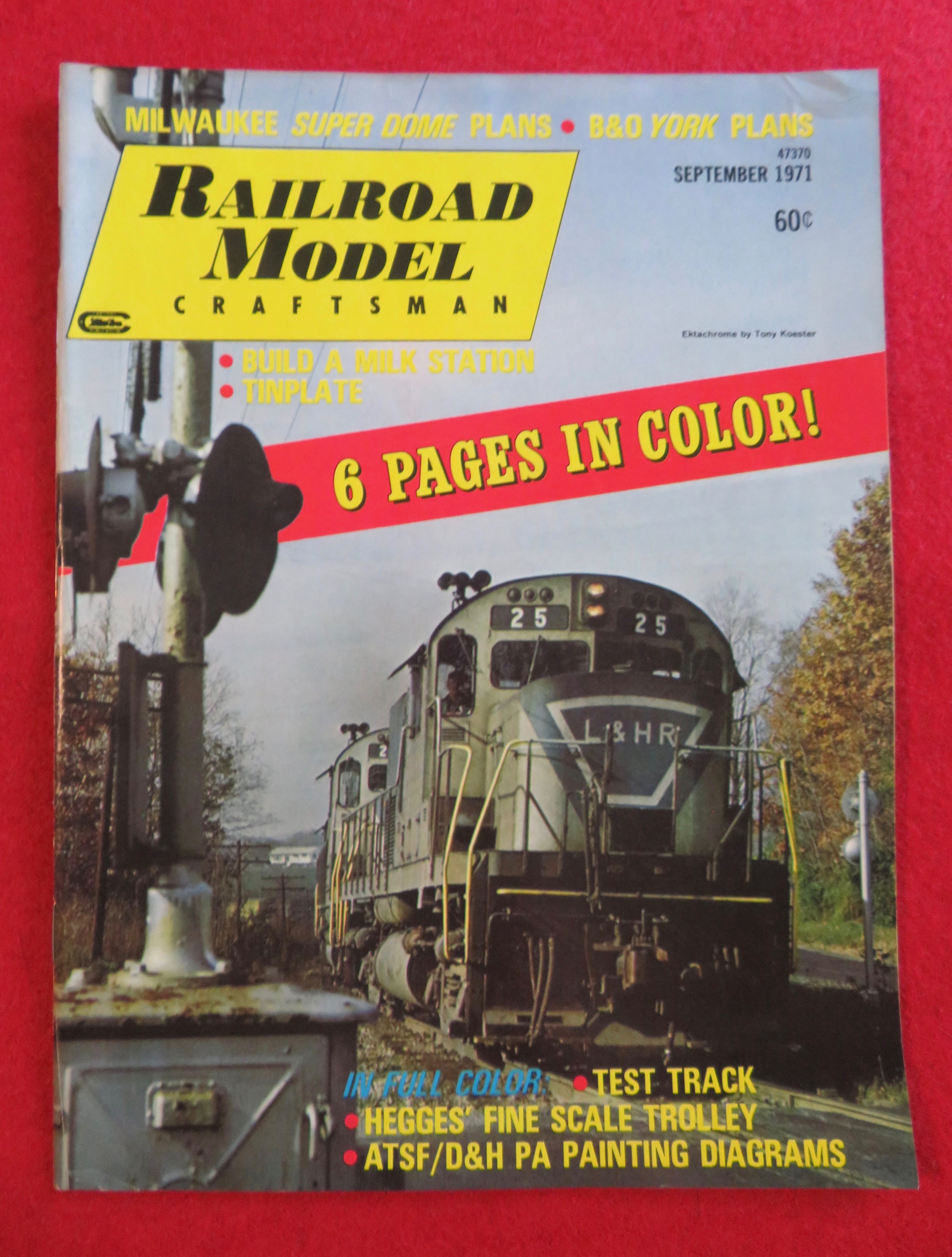 Railroad Model Craftsman Magazine September 1971