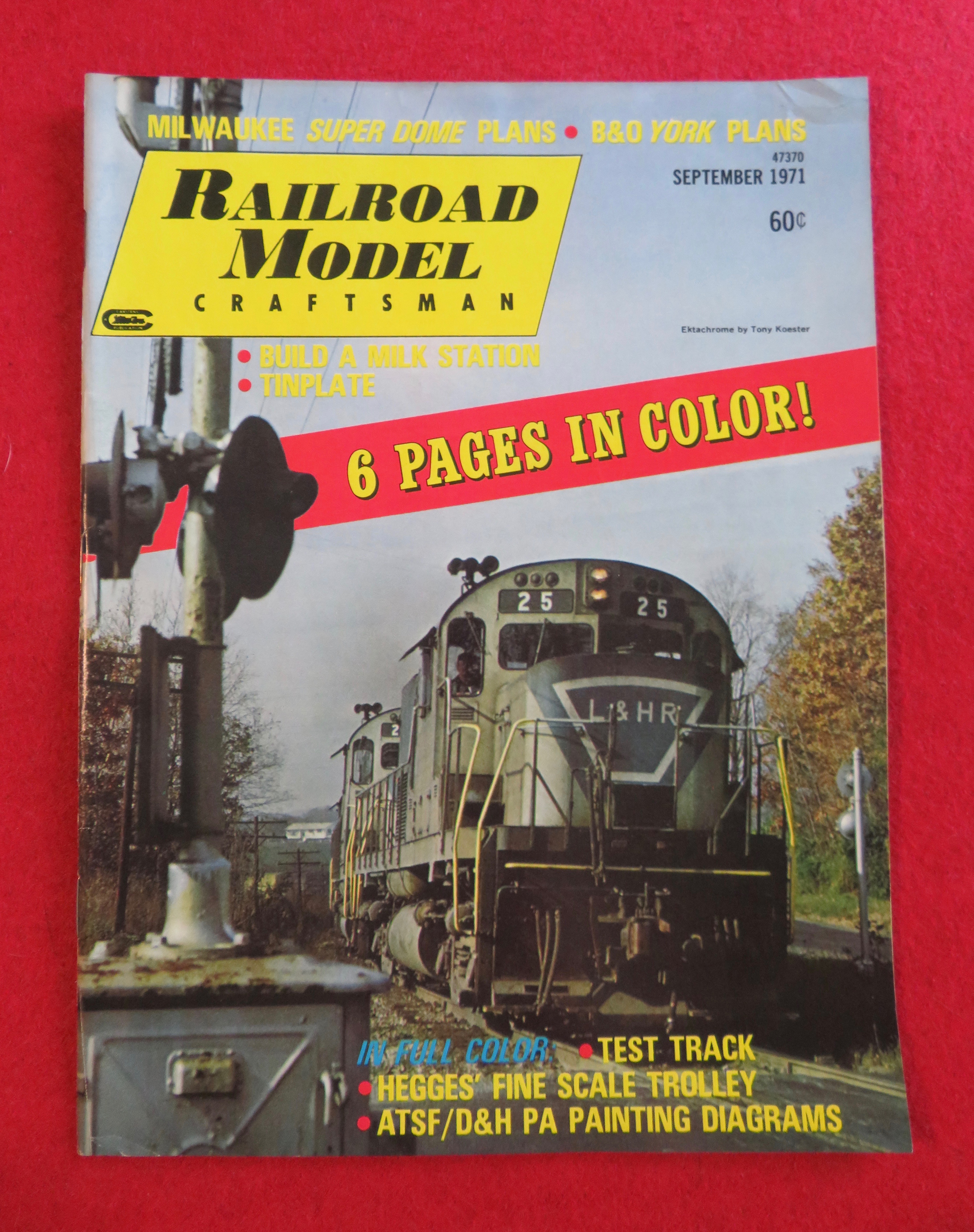 Railroad Model Craftsman Magazine September 1971