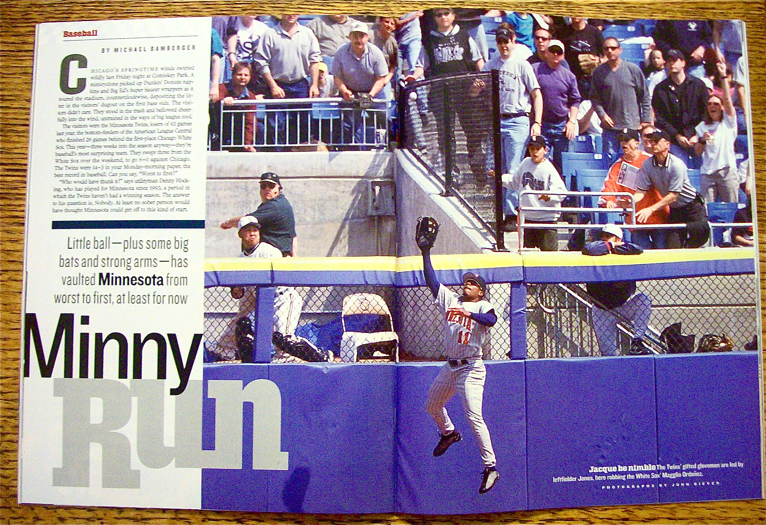 Sports Illustrated Magazine April 30, 2001 Matt Lawton