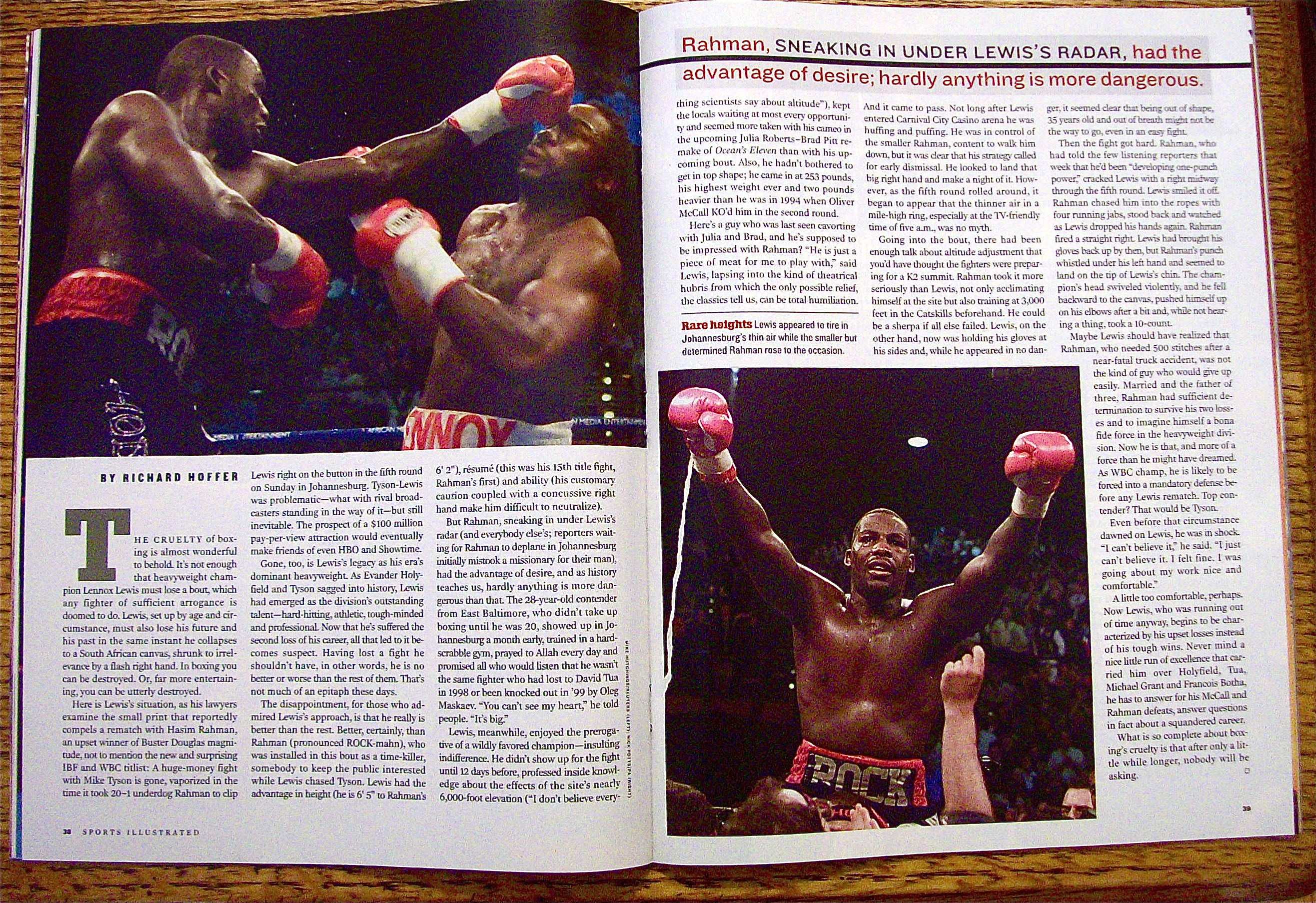 Sports Illustrated Magazine April 30, 2001 Matt Lawton